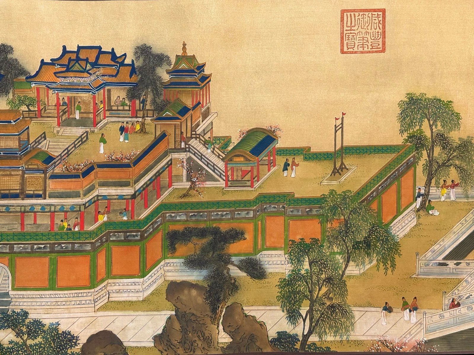 Chinese scroll painting Shizhou
