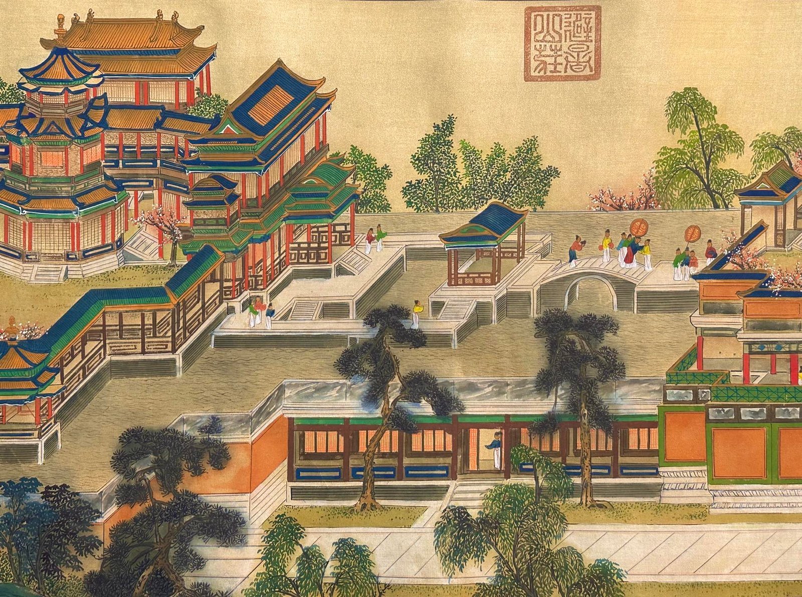 Chinese scroll painting Shizhou