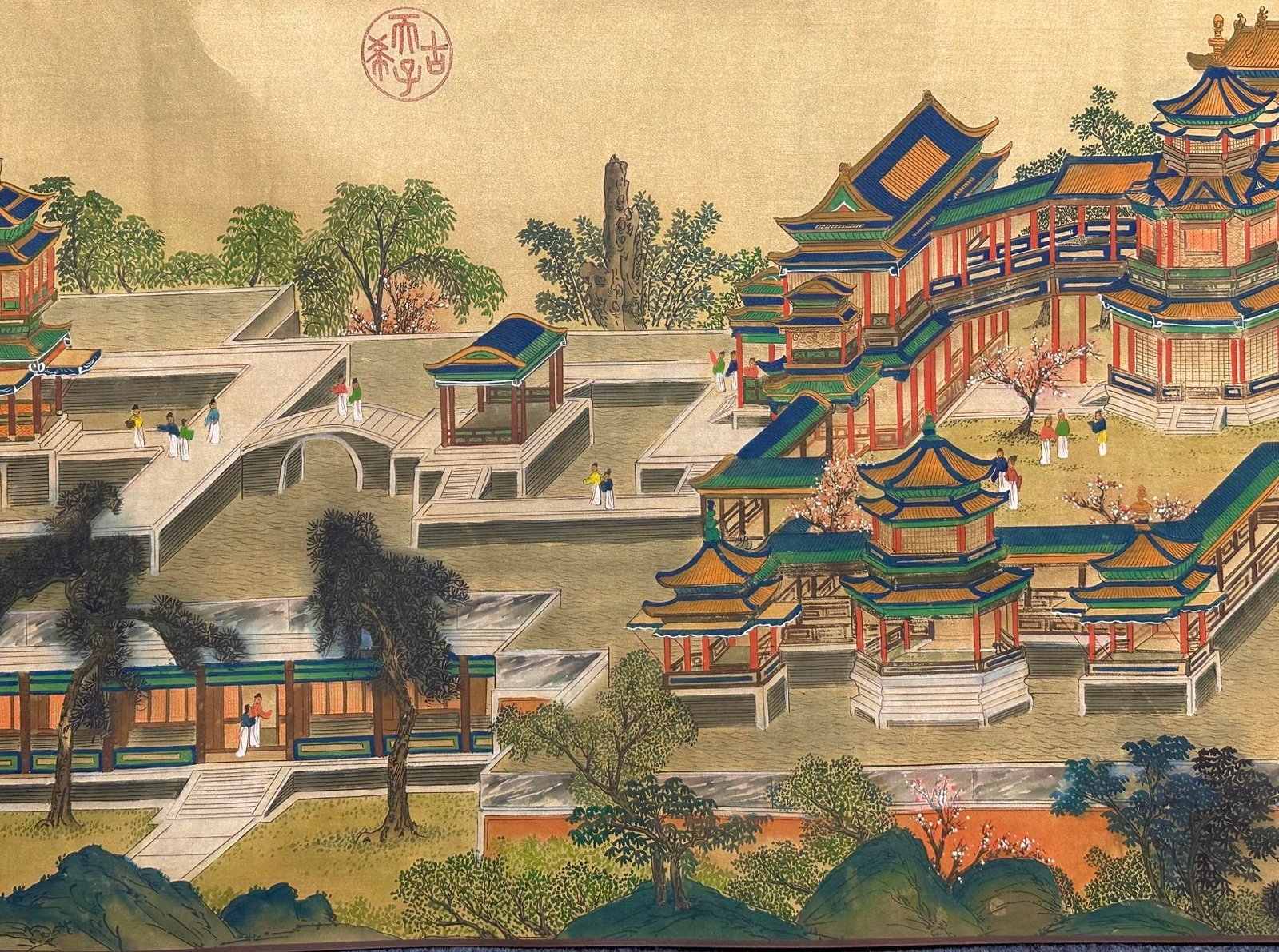 Chinese scroll painting Shizhou