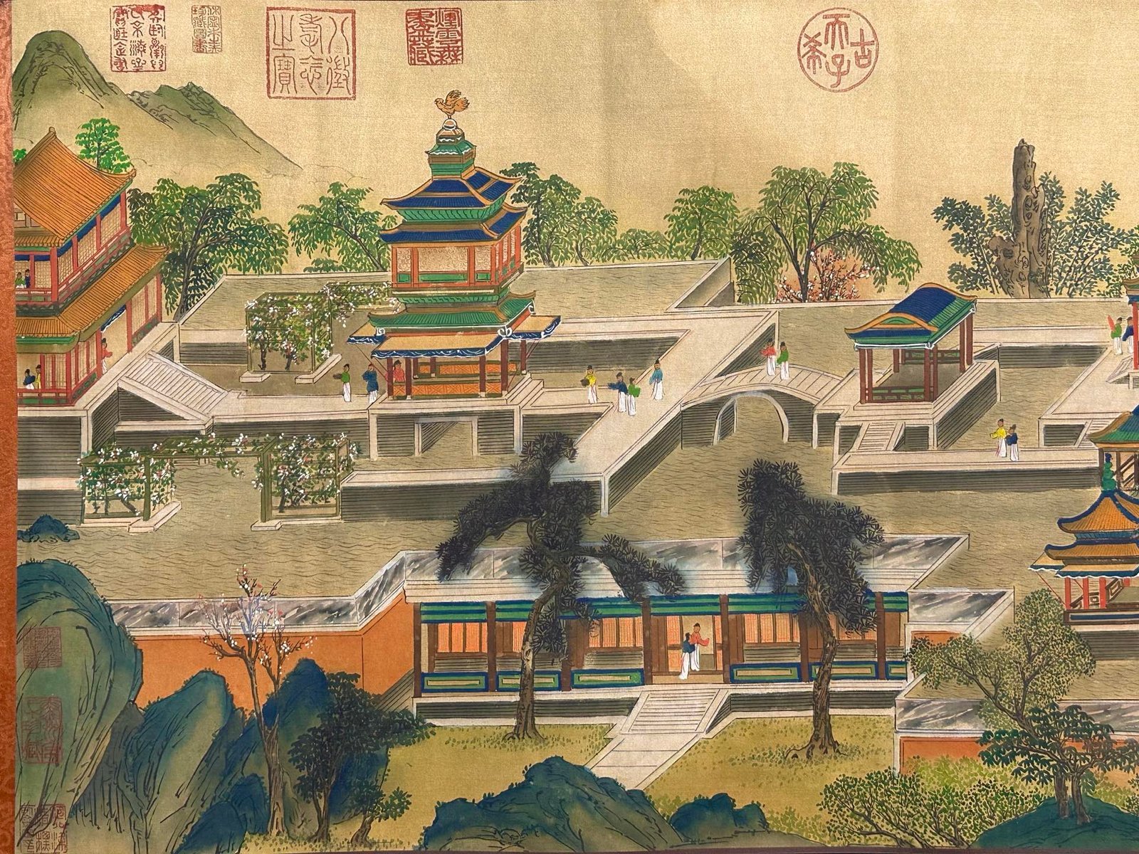 Chinese scroll painting Shizhou