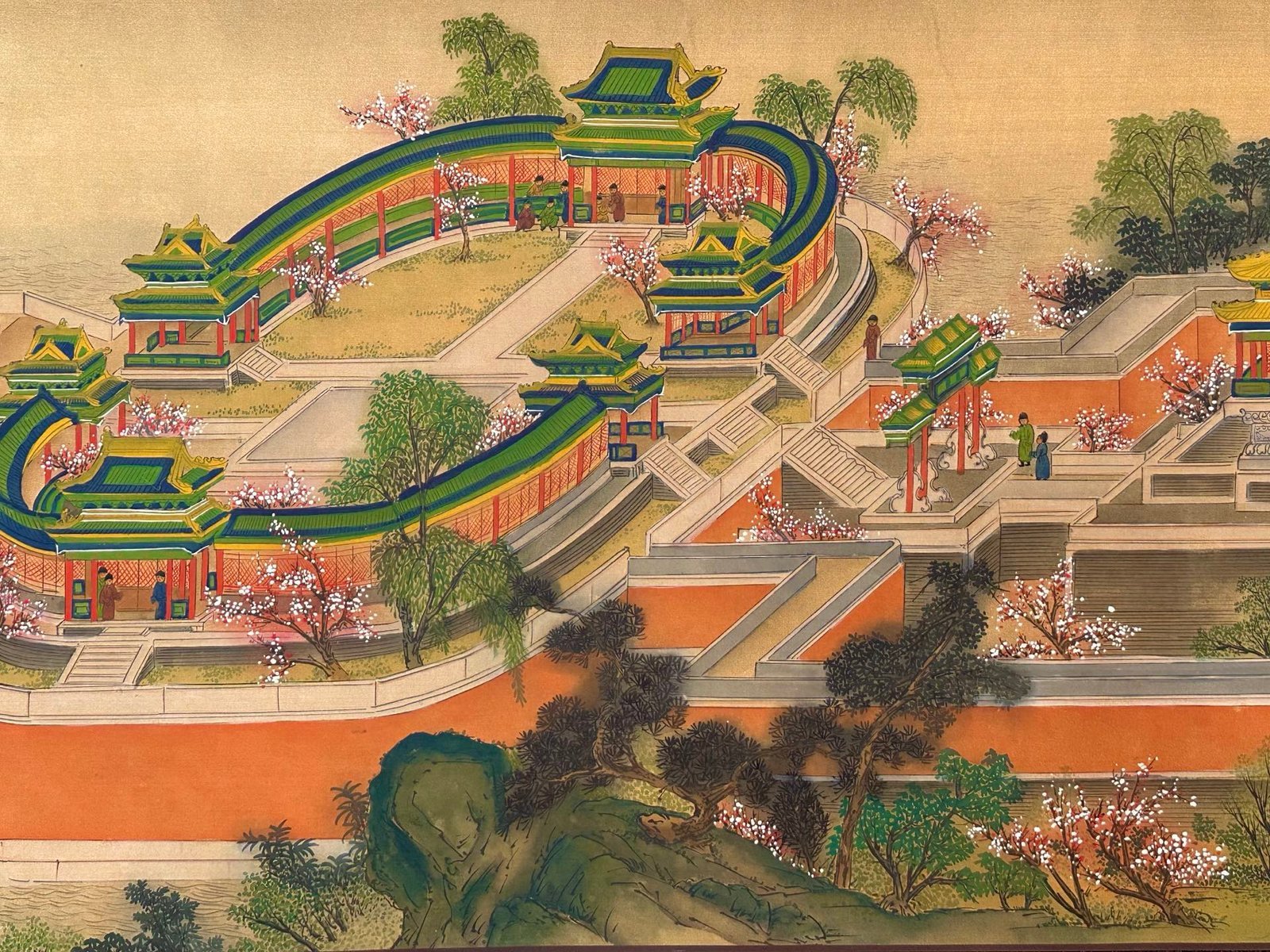 Chinese scroll painting Shizhou
