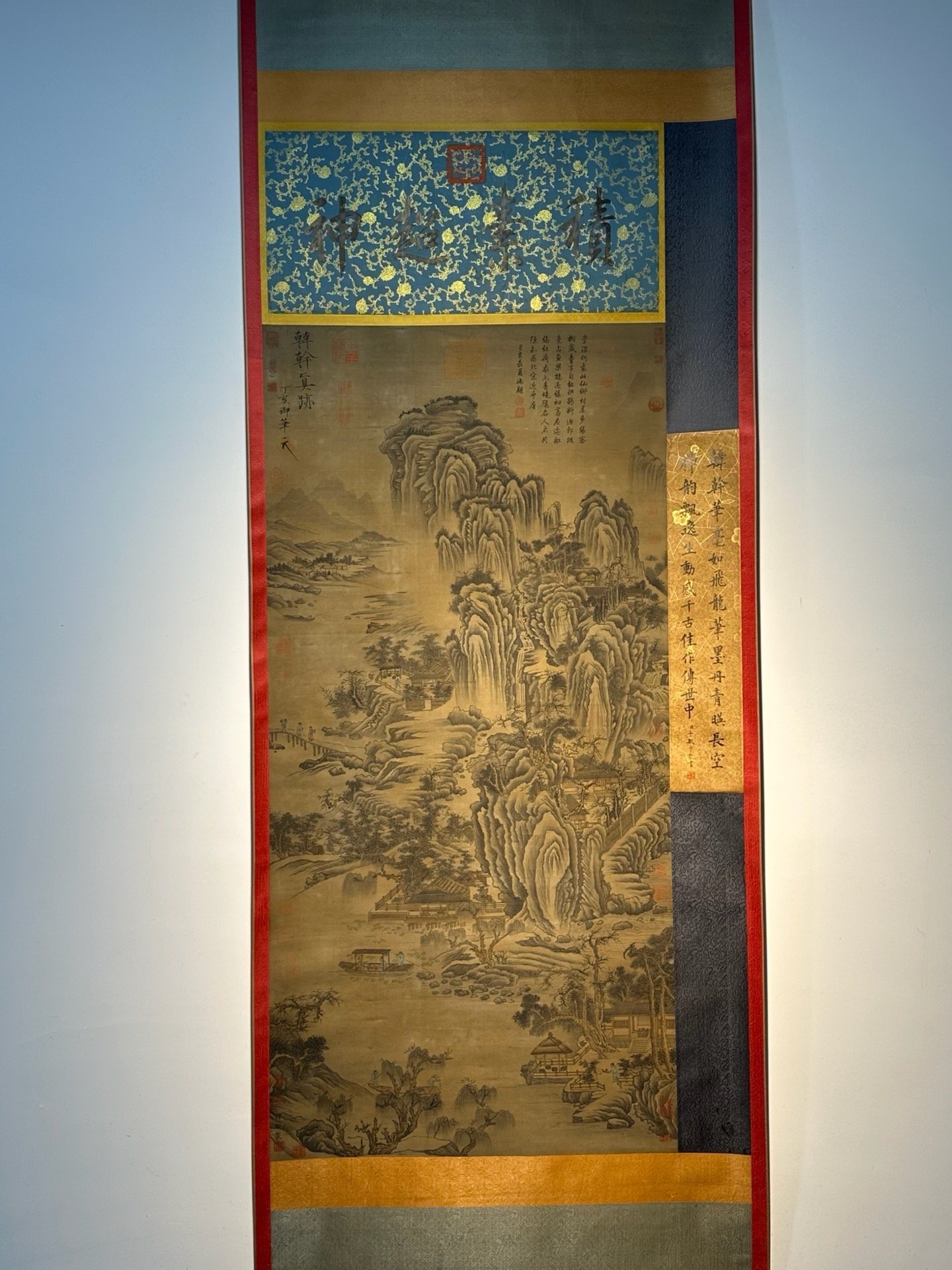 Chinese scroll painting Han Gan