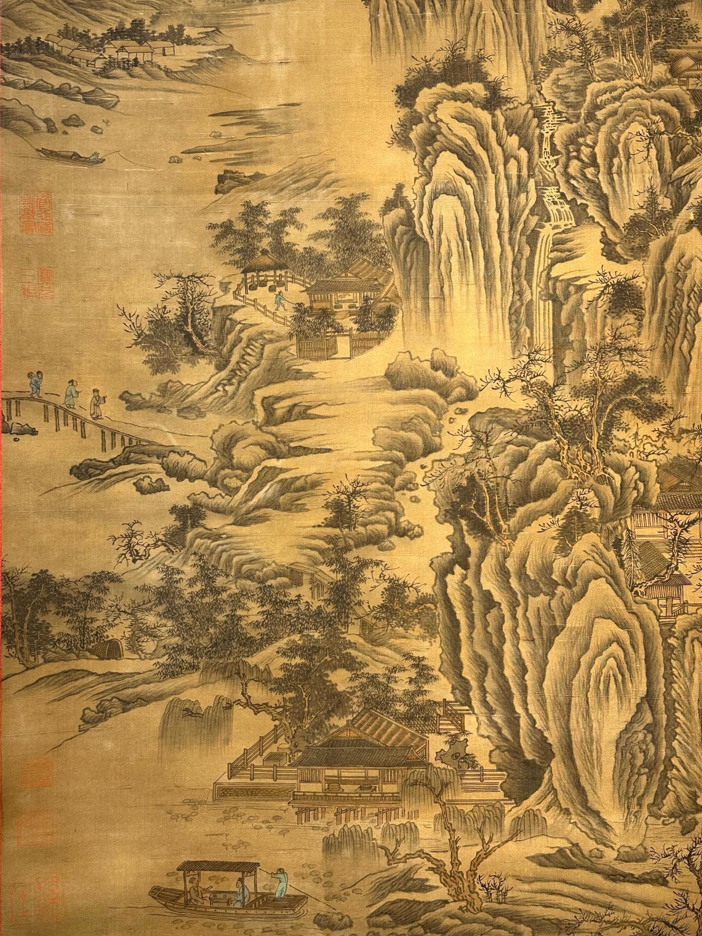 Chinese scroll painting Han Gan