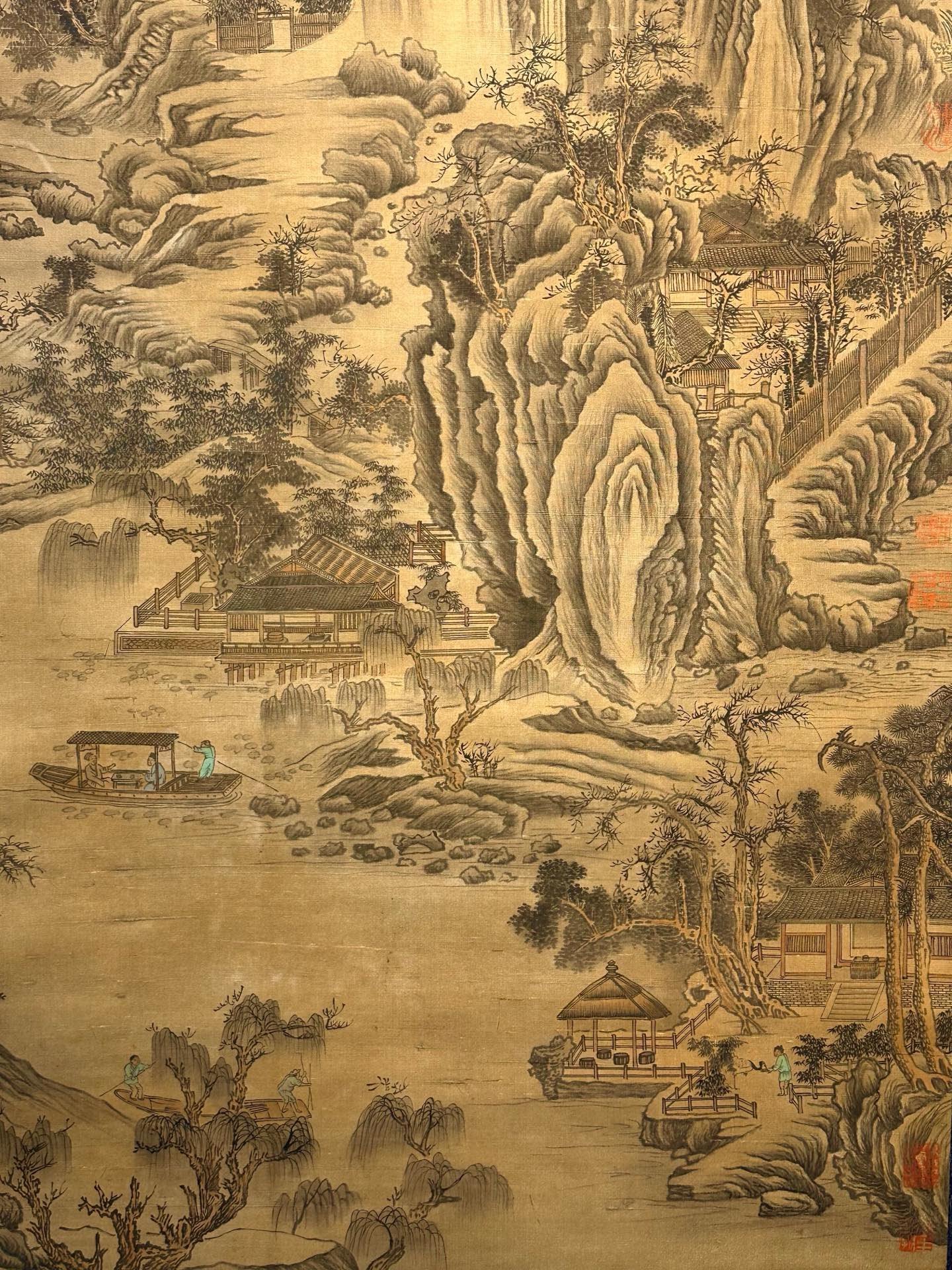 Chinese scroll painting Han Gan
