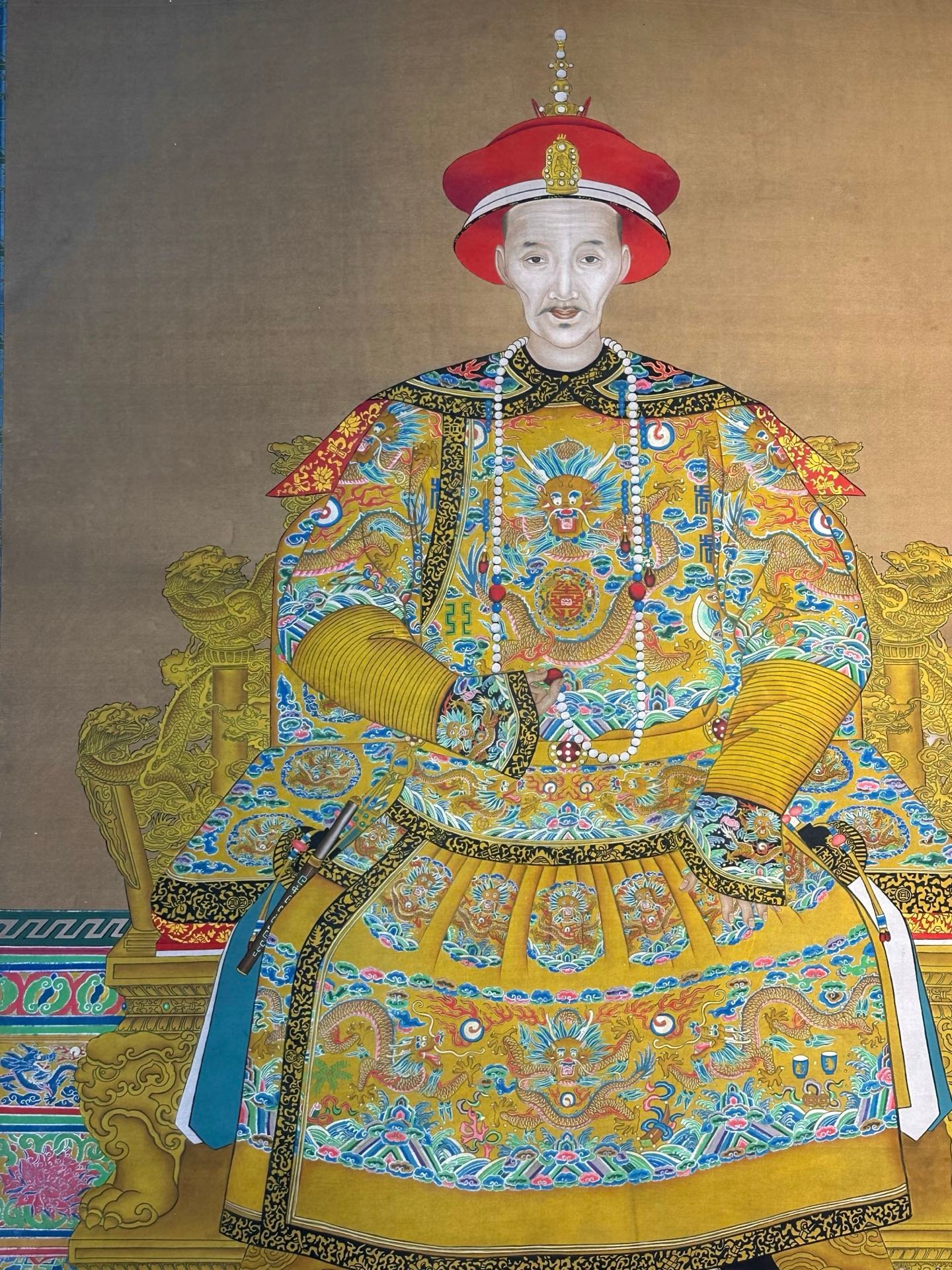 Chinese scroll painting Giuseppe