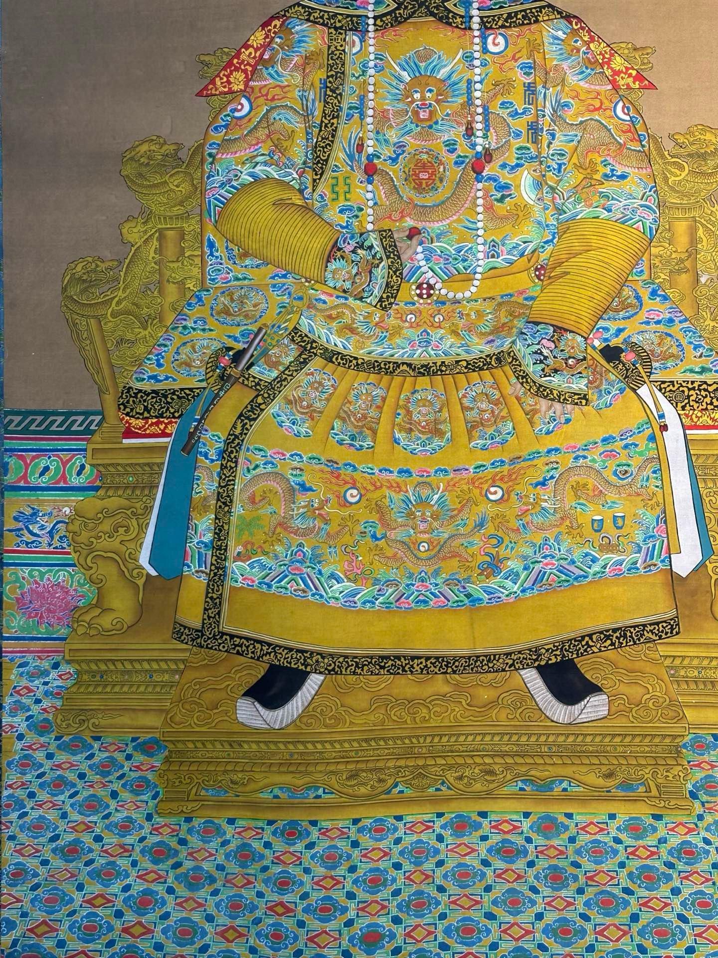 Chinese scroll painting Giuseppe