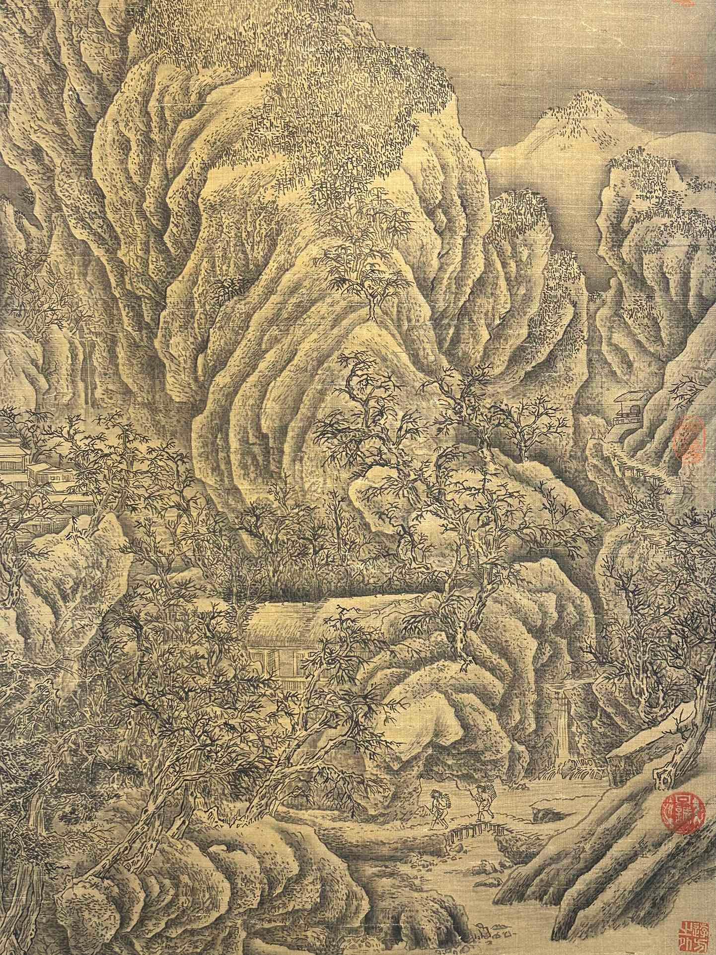 Chinese scroll painting Jing Hao