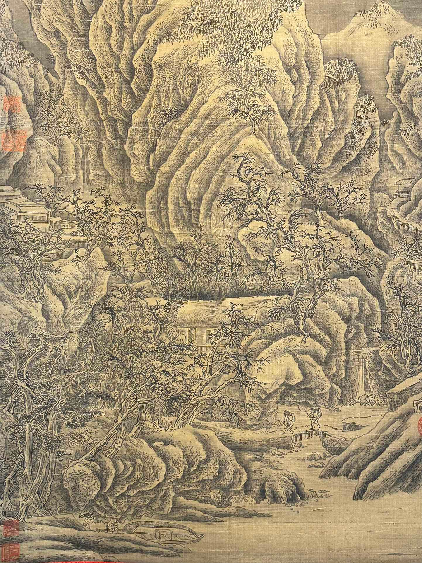 Chinese scroll painting Jing Hao