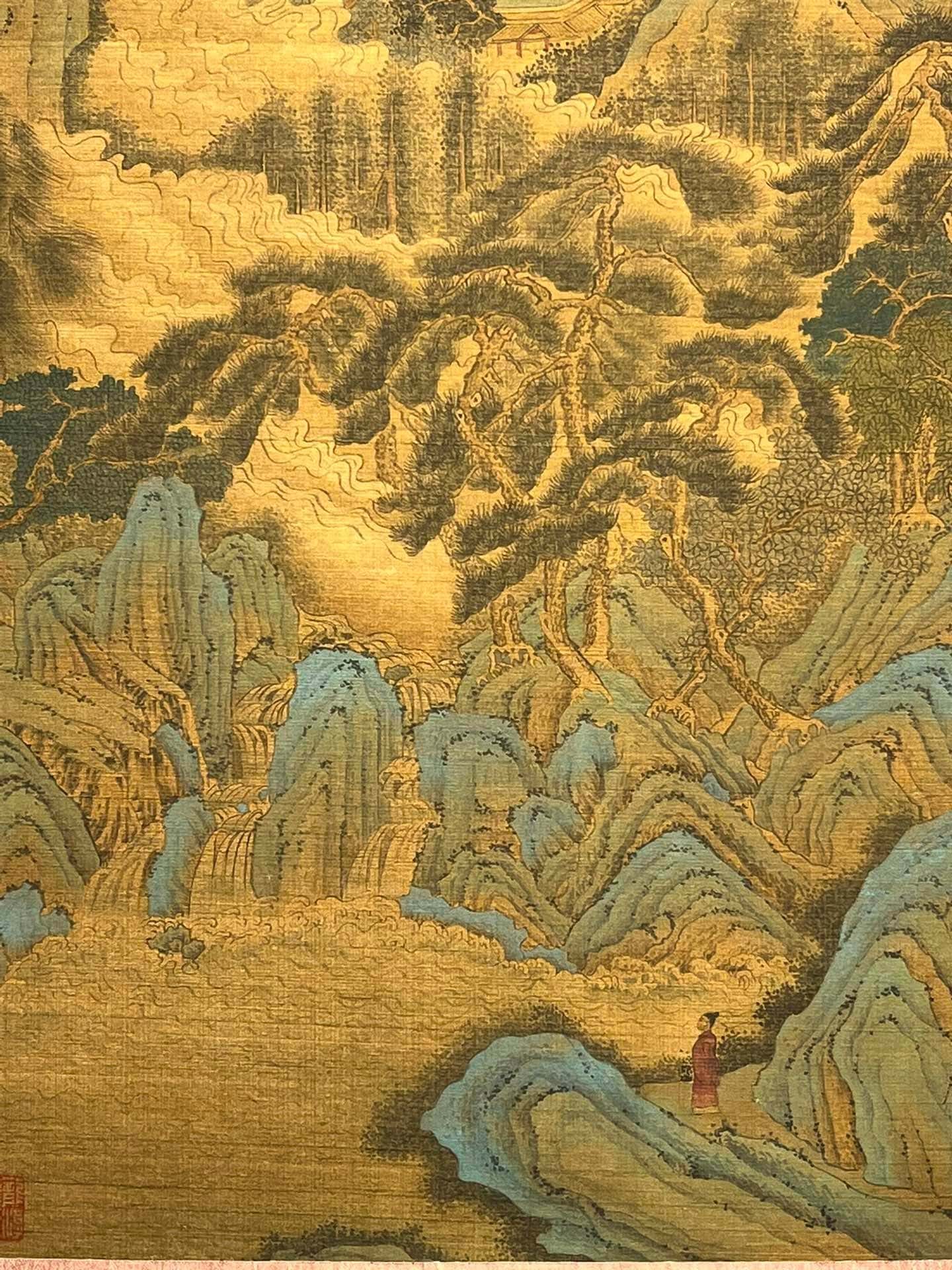 Chinese scroll painting Zhao Boju