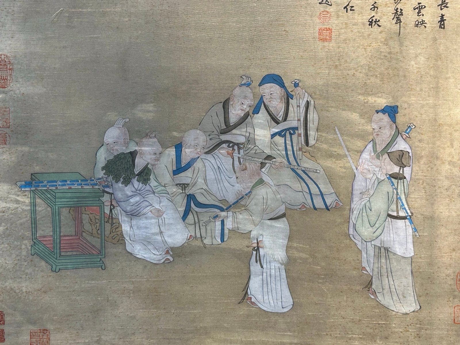 Chinese scroll painting Zhao Mengfu