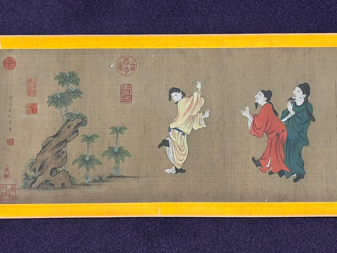 Chinese scroll painting Liu Songnian