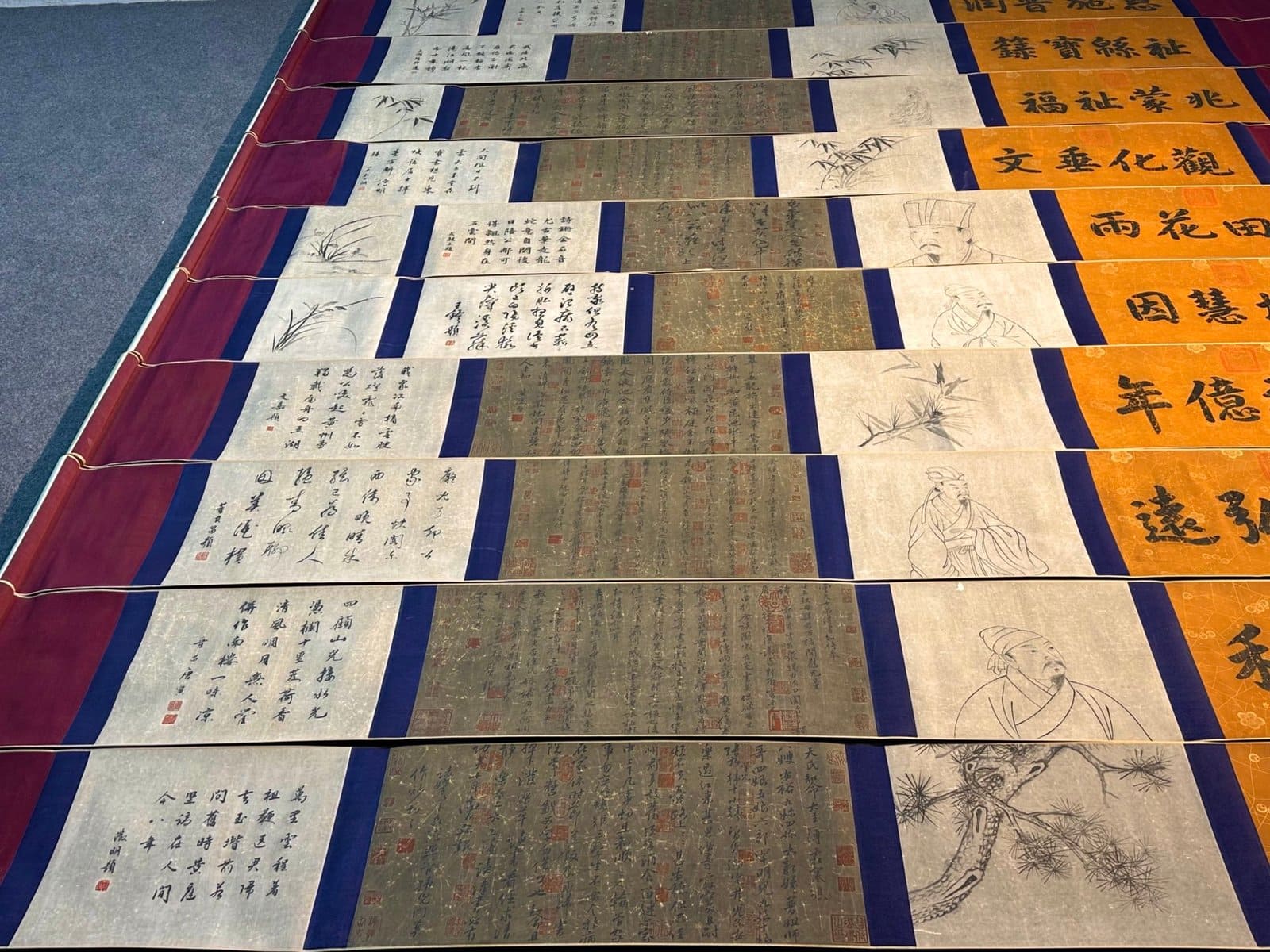 Chinese scroll painting Fu Shi