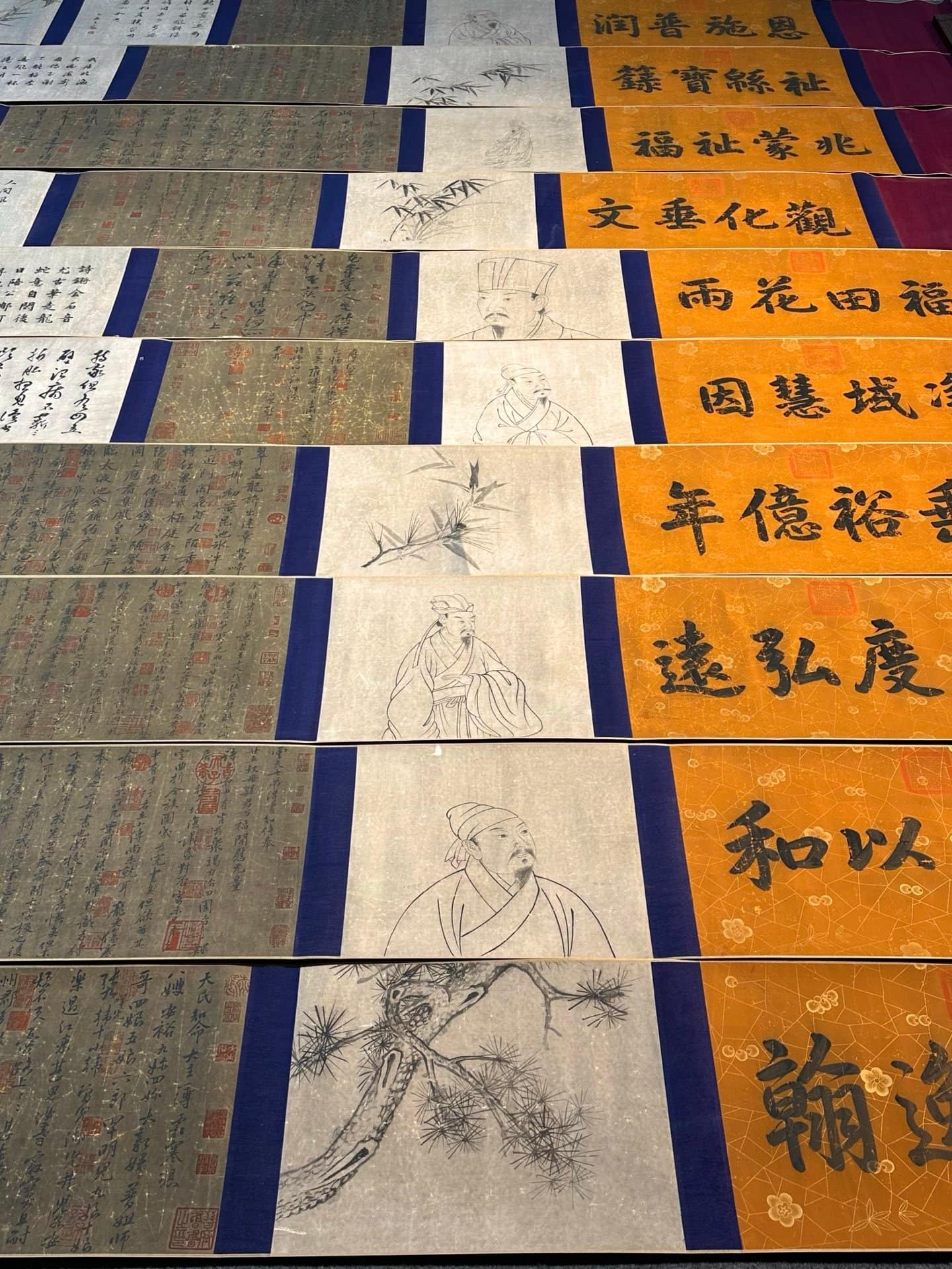 Chinese scroll painting Fu Shi