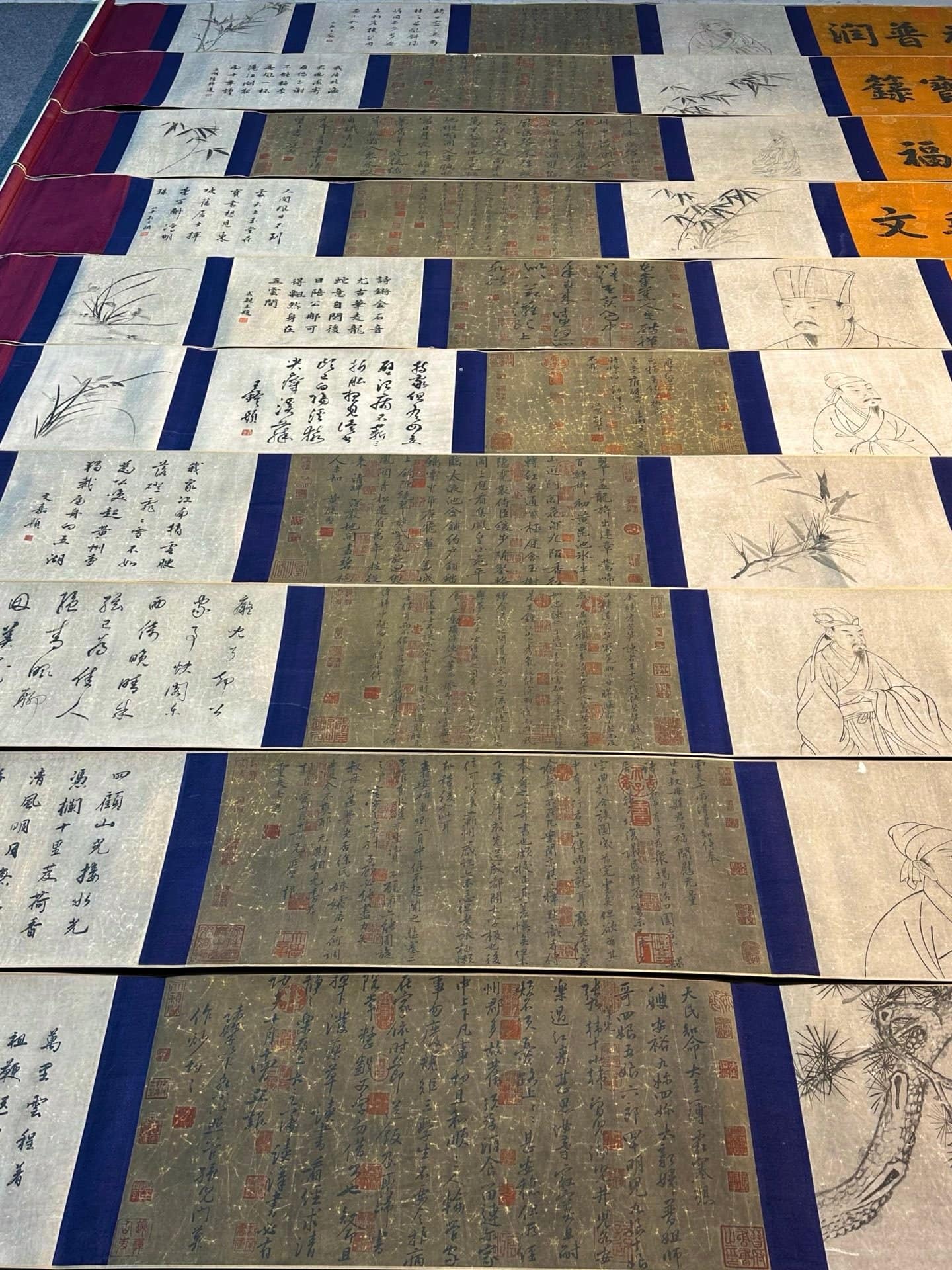 Chinese scroll painting Fu Shi