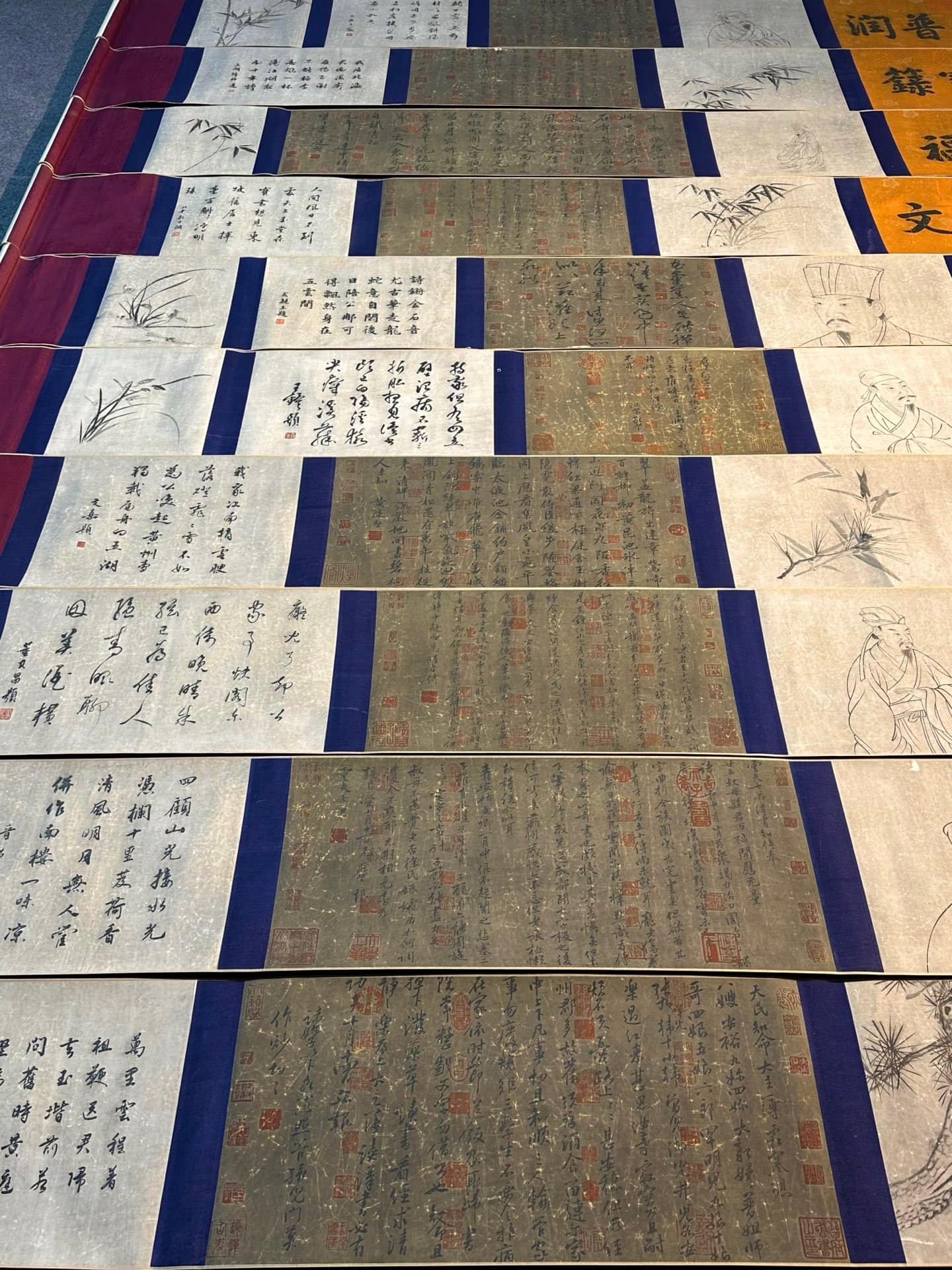 Chinese scroll painting Fu Shi