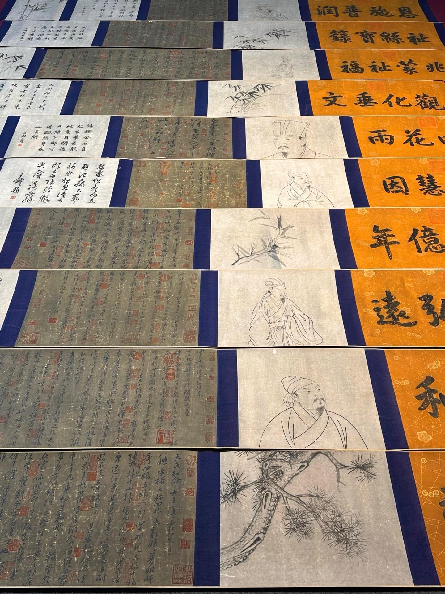 Chinese scroll painting Fu Shi