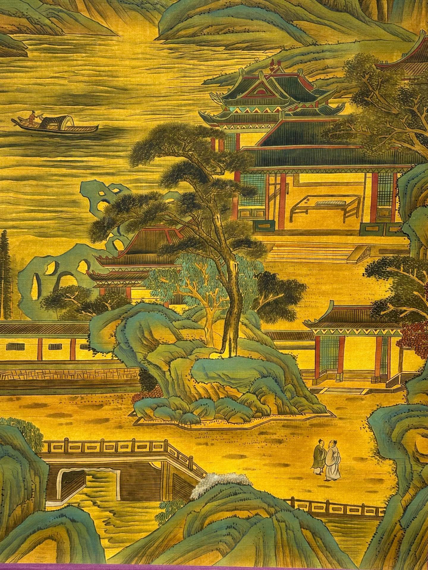 Chinese scroll painting Qin Shi Huang Ying Zheng