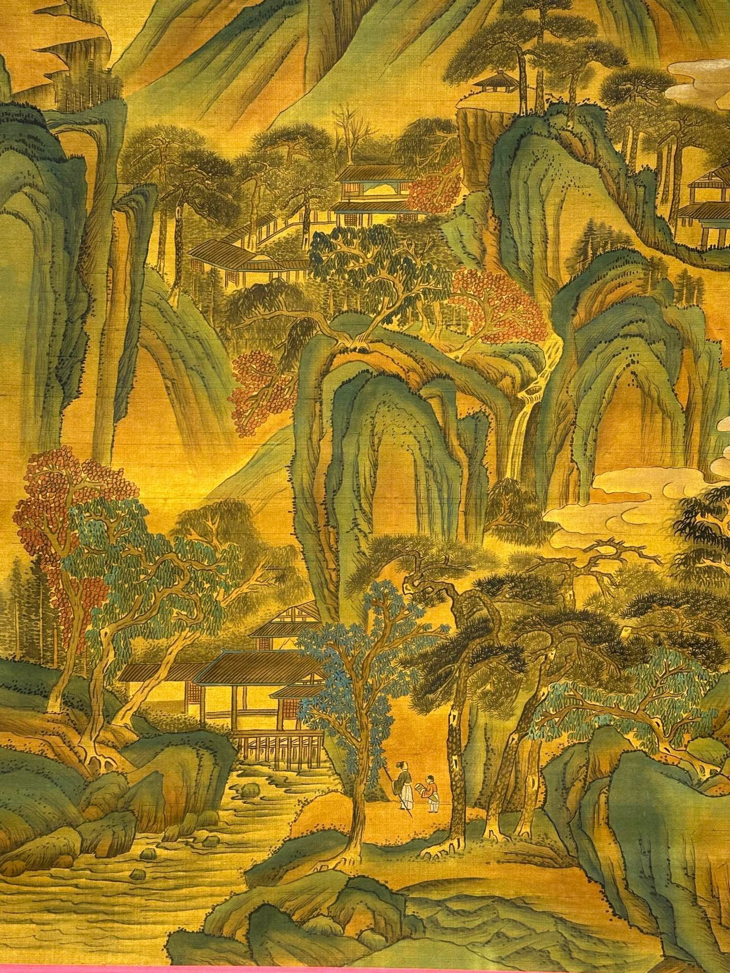 Chinese scroll painting Qin Shi Huang Ying Zheng