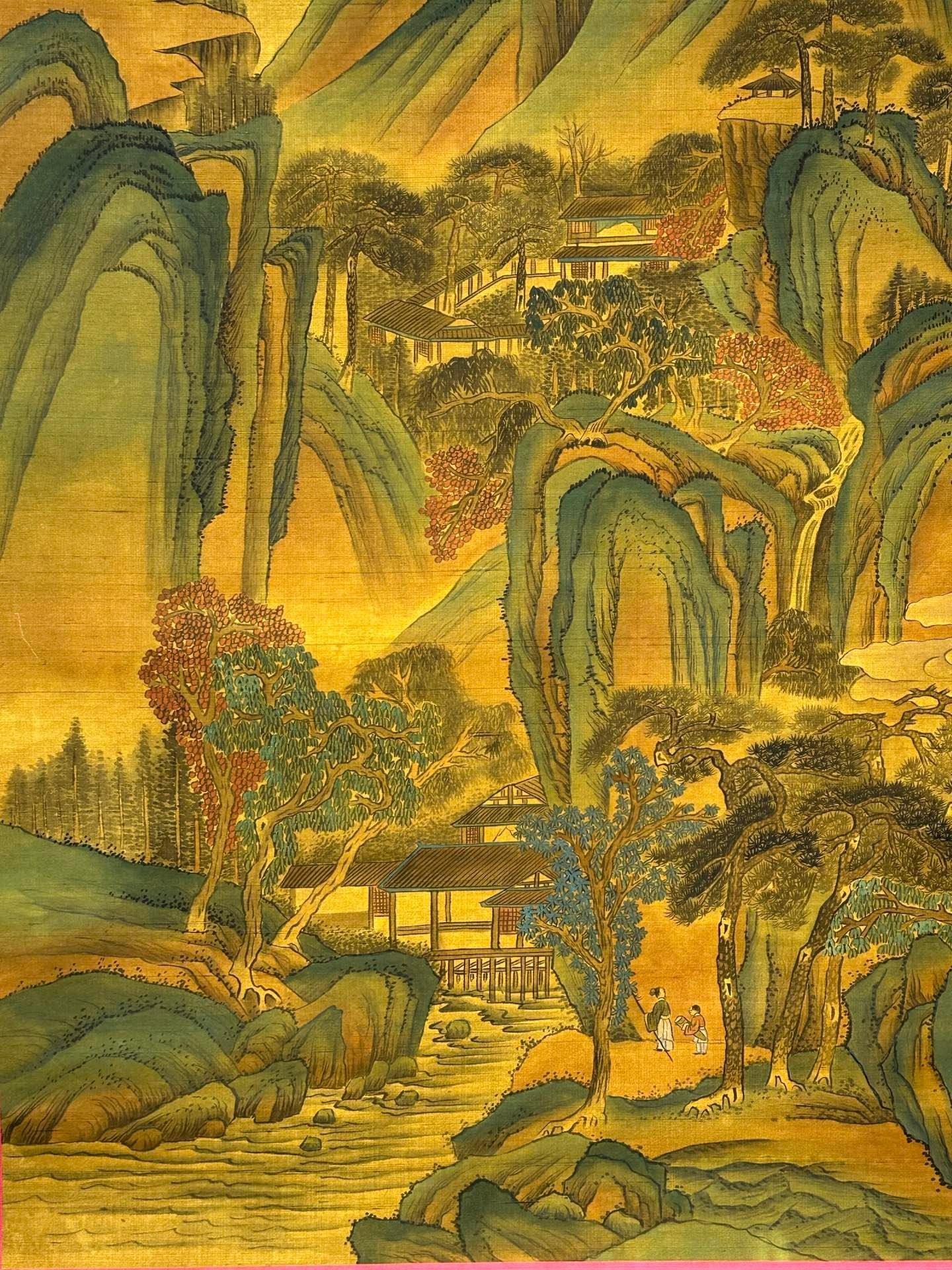 Chinese scroll painting Qin Shi Huang Ying Zheng