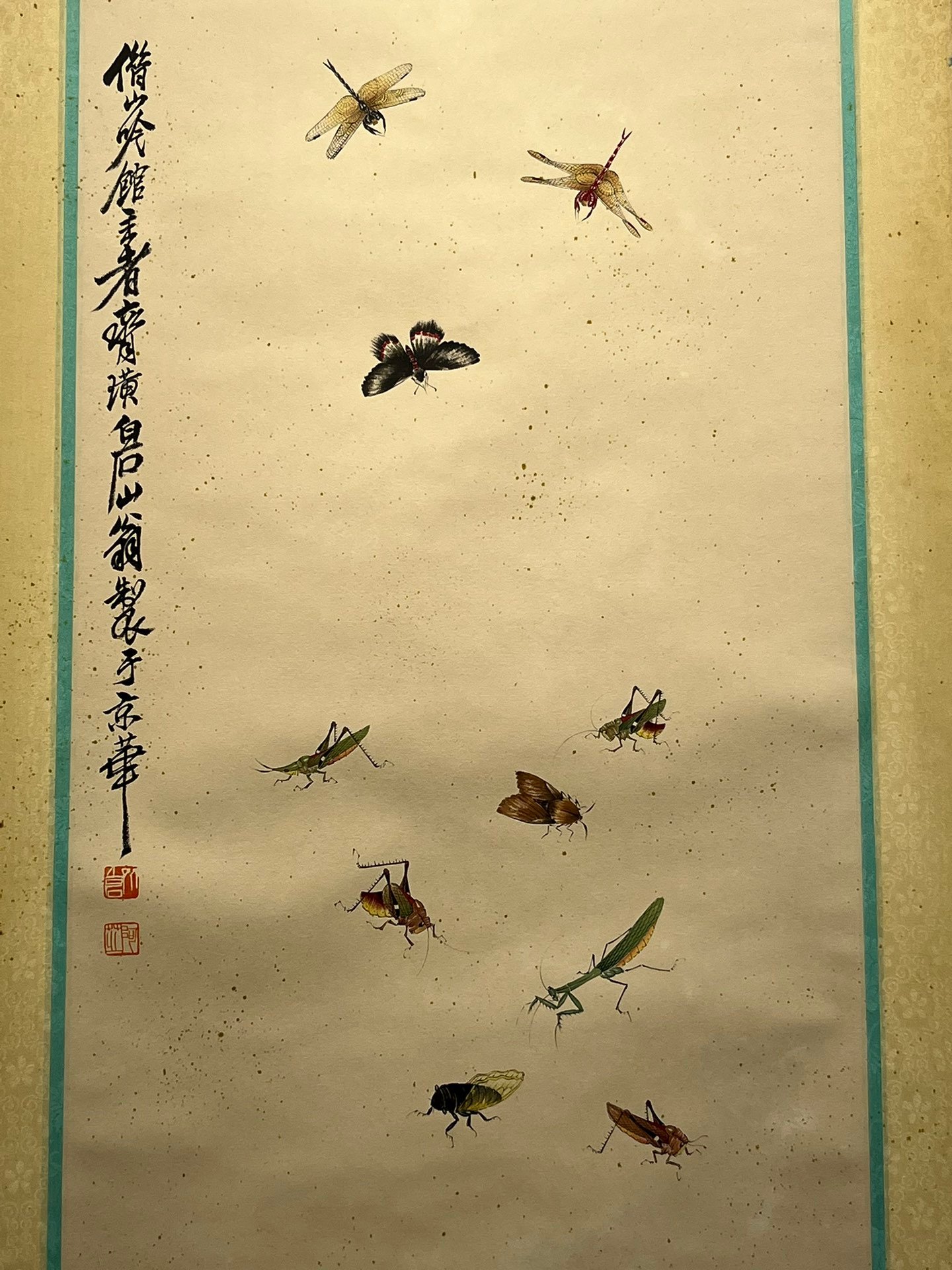 Chinese scroll painting Qi Baishi
