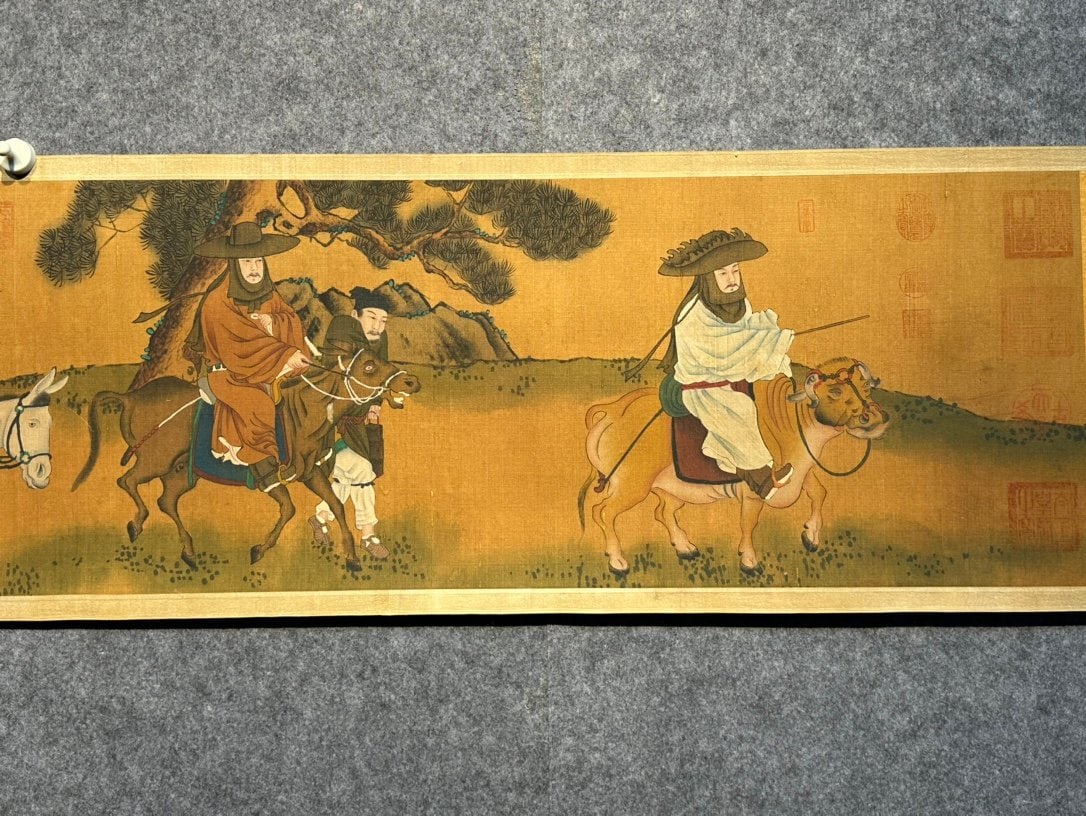 Chinese scroll painting Zhao Mengfu