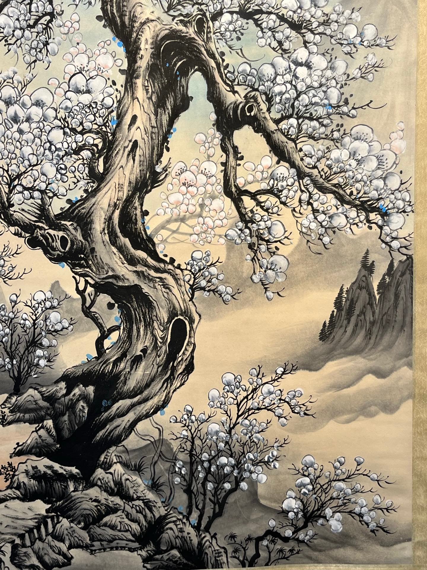 Chinese scroll painting Lai Shaoqi