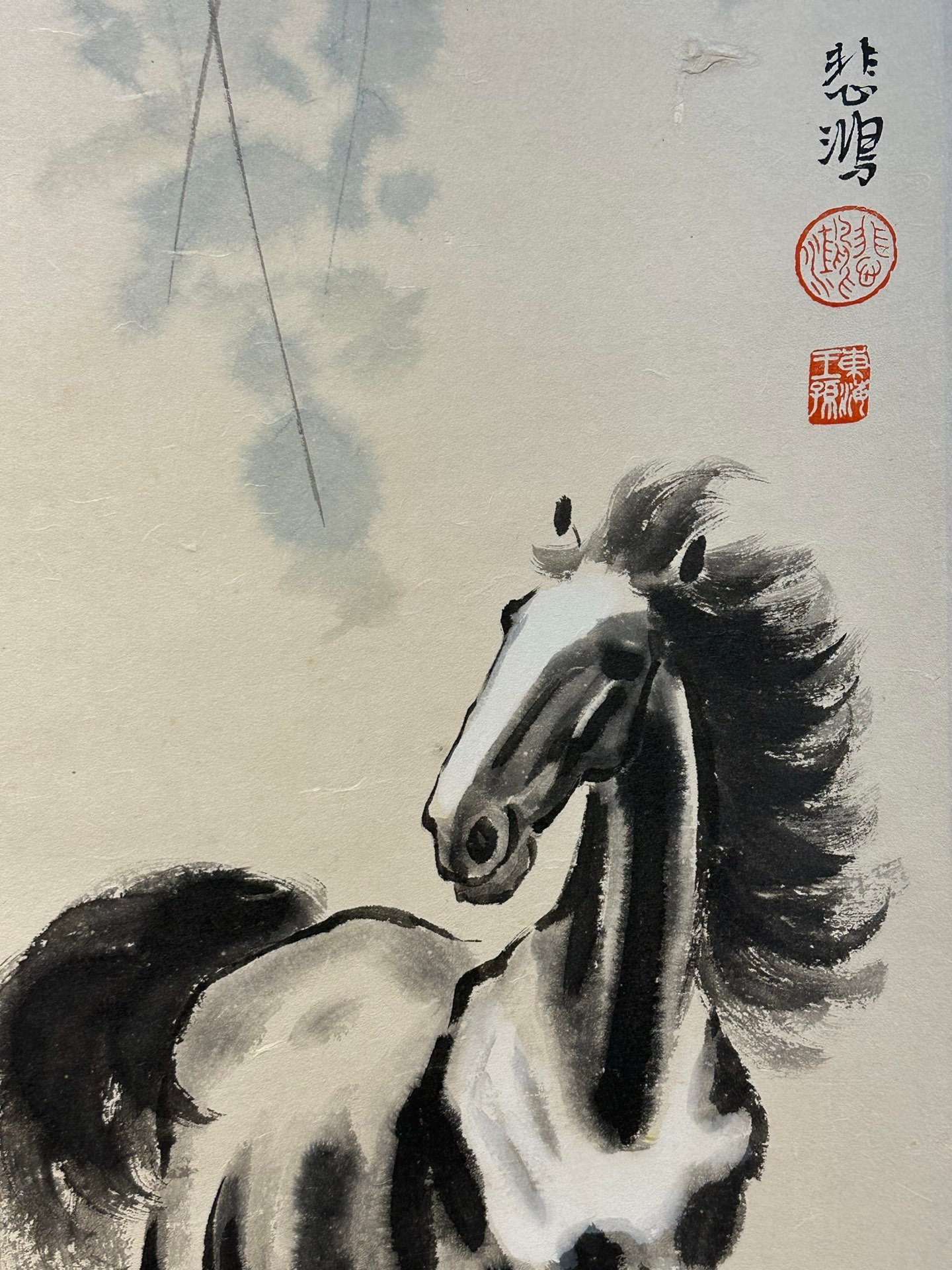 Chinese scroll painting Xu Beihong