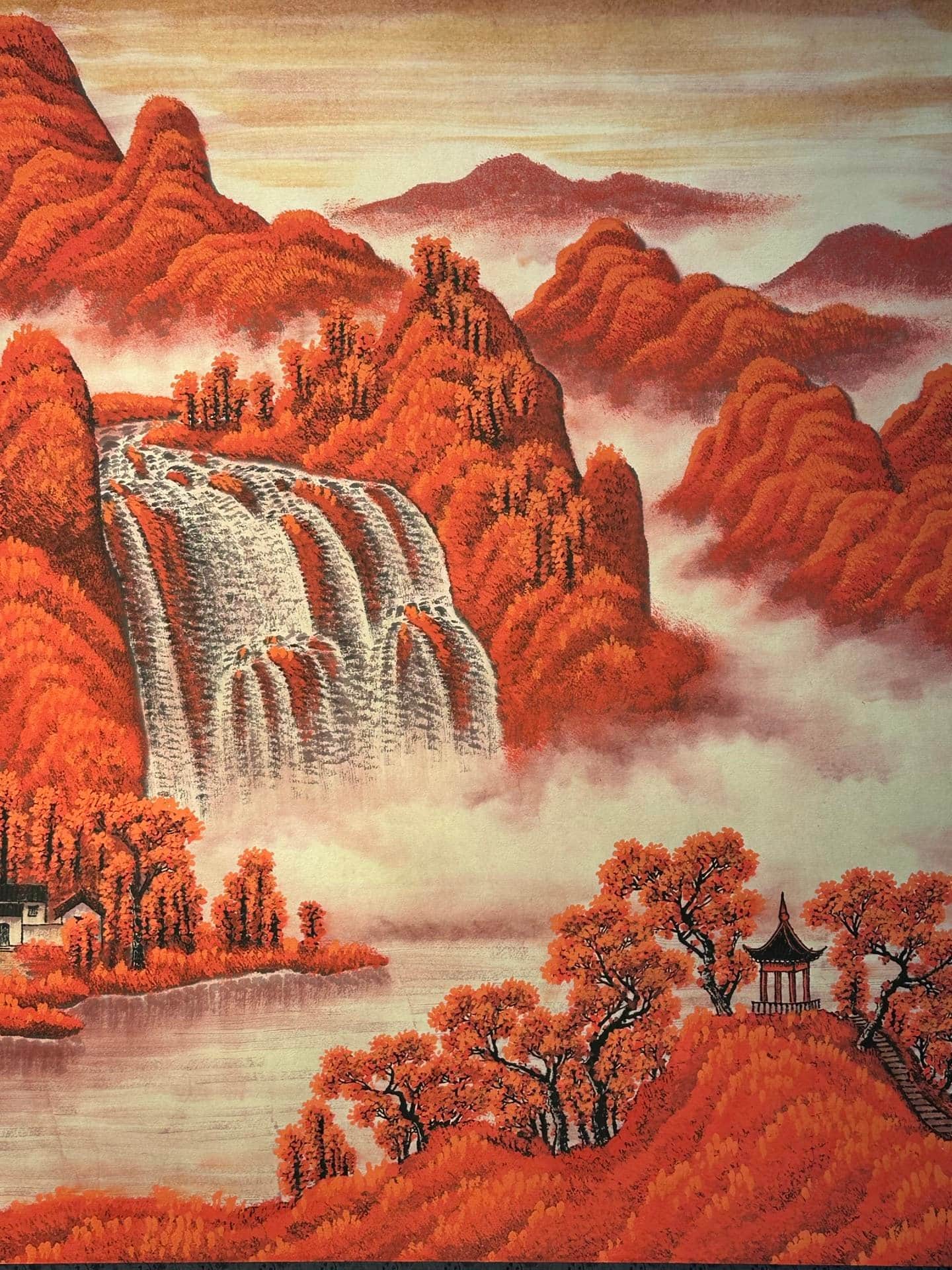 Chinese scroll painting Li Keran
