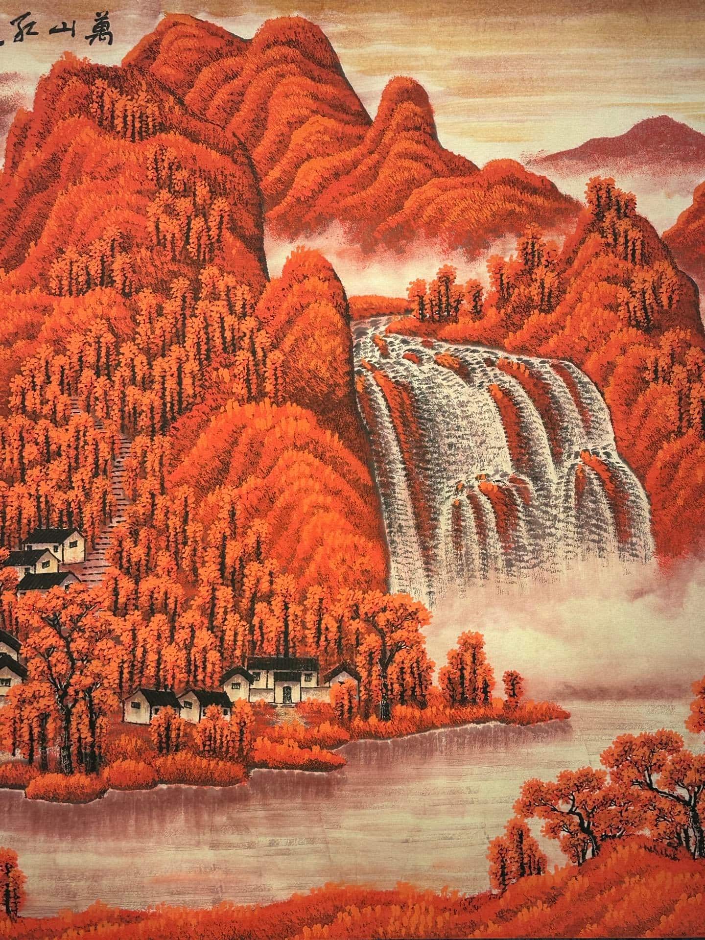 Chinese scroll painting Li Keran