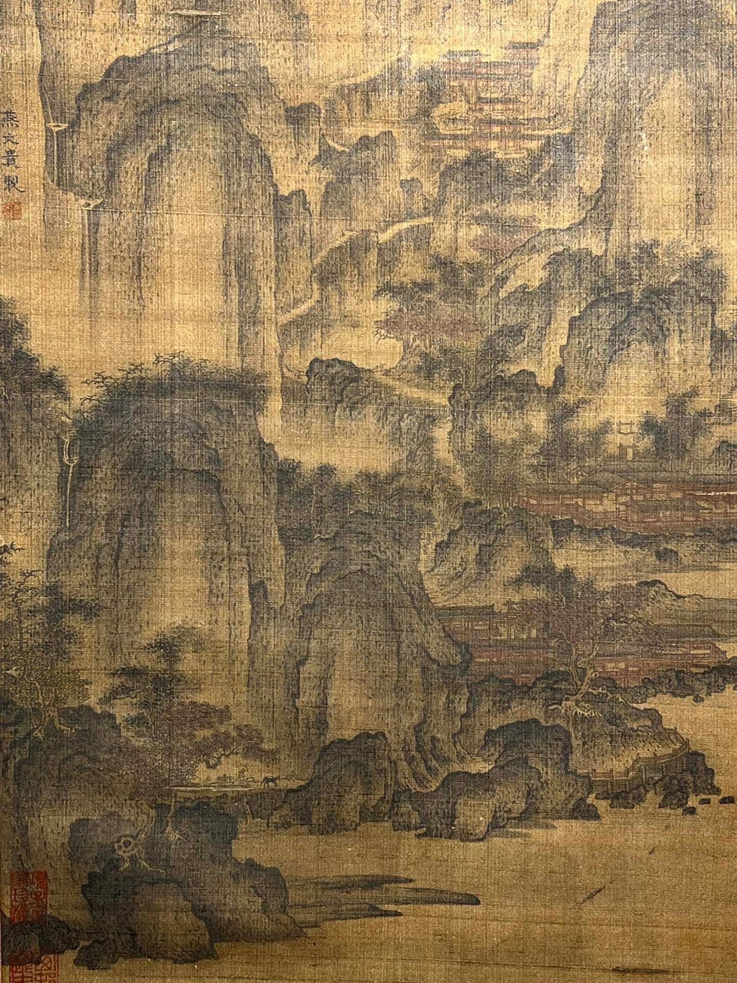 Chinese scroll painting Yan Wengui