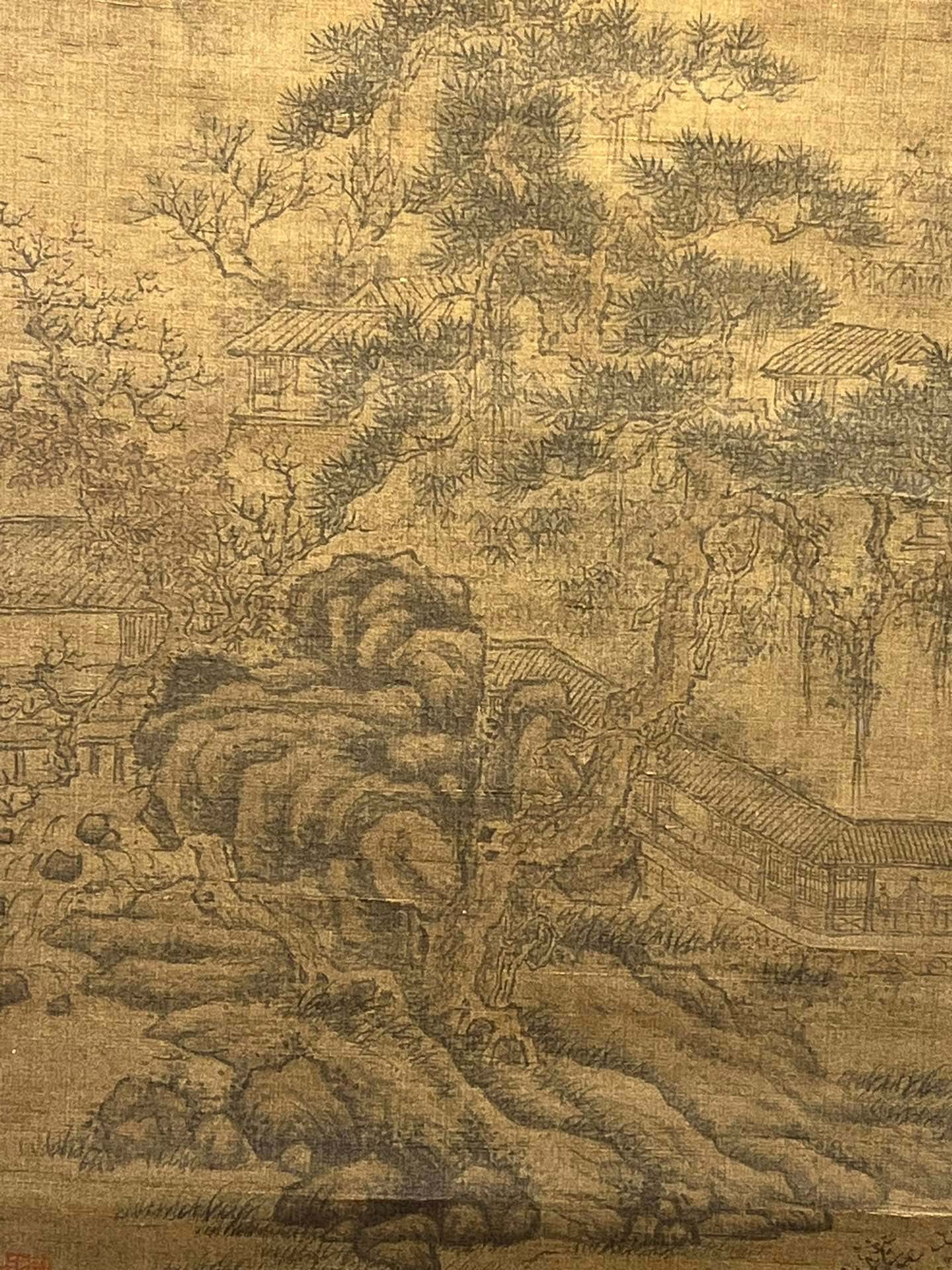 Chinese scroll painting Liu Songnian