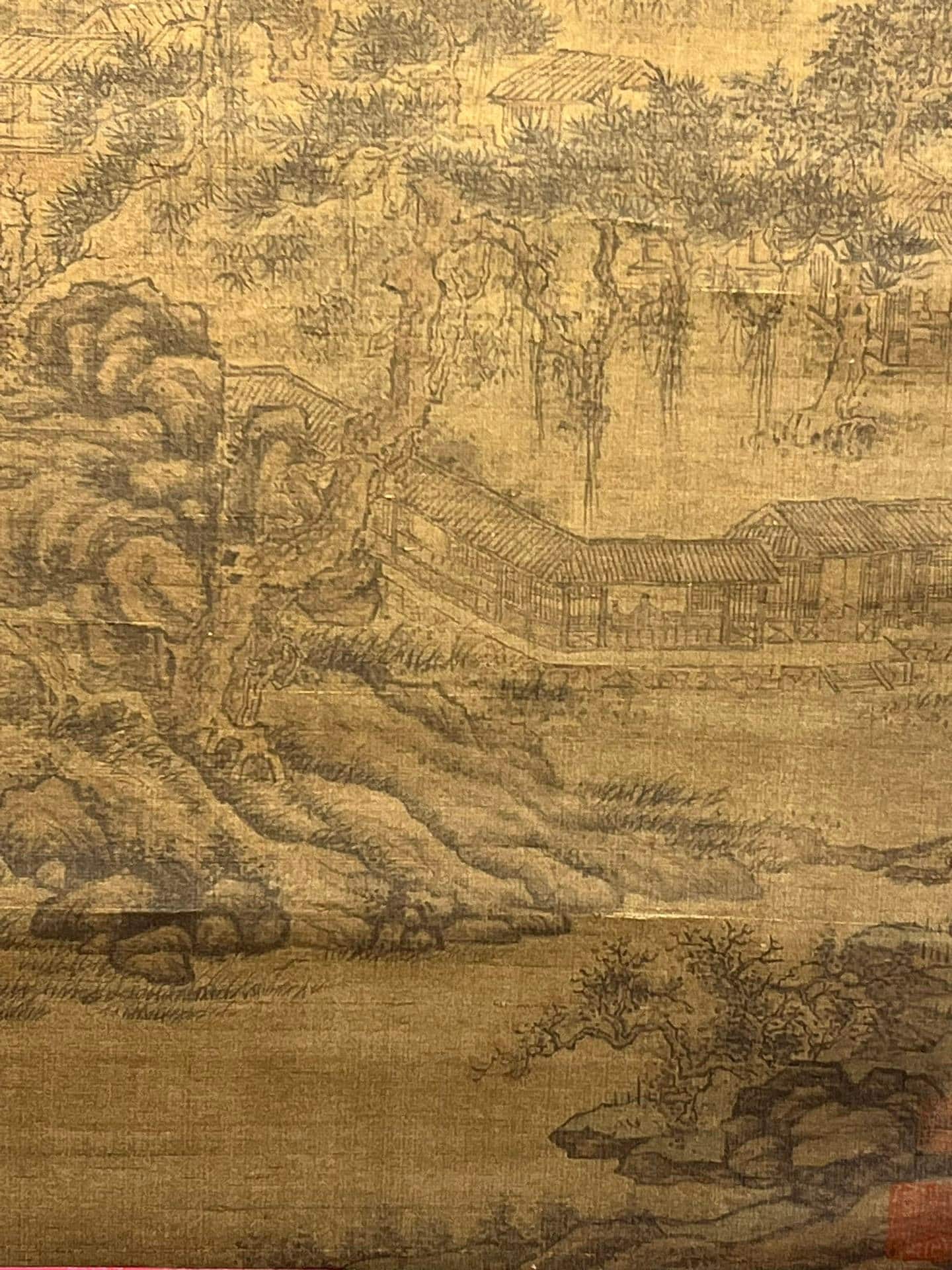 Chinese scroll painting Liu Songnian