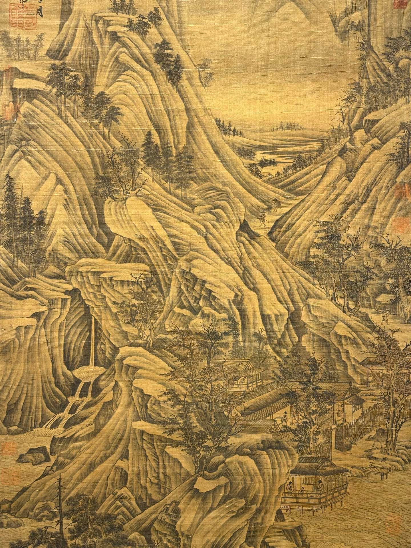 Chinese scroll painting Mi Fu