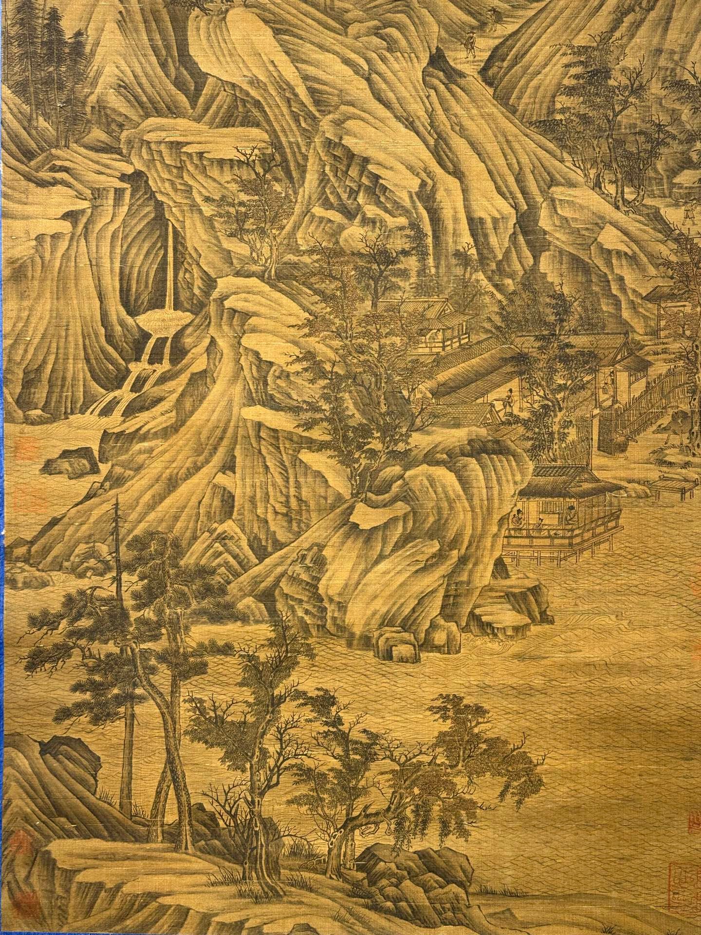 Chinese scroll painting Mi Fu