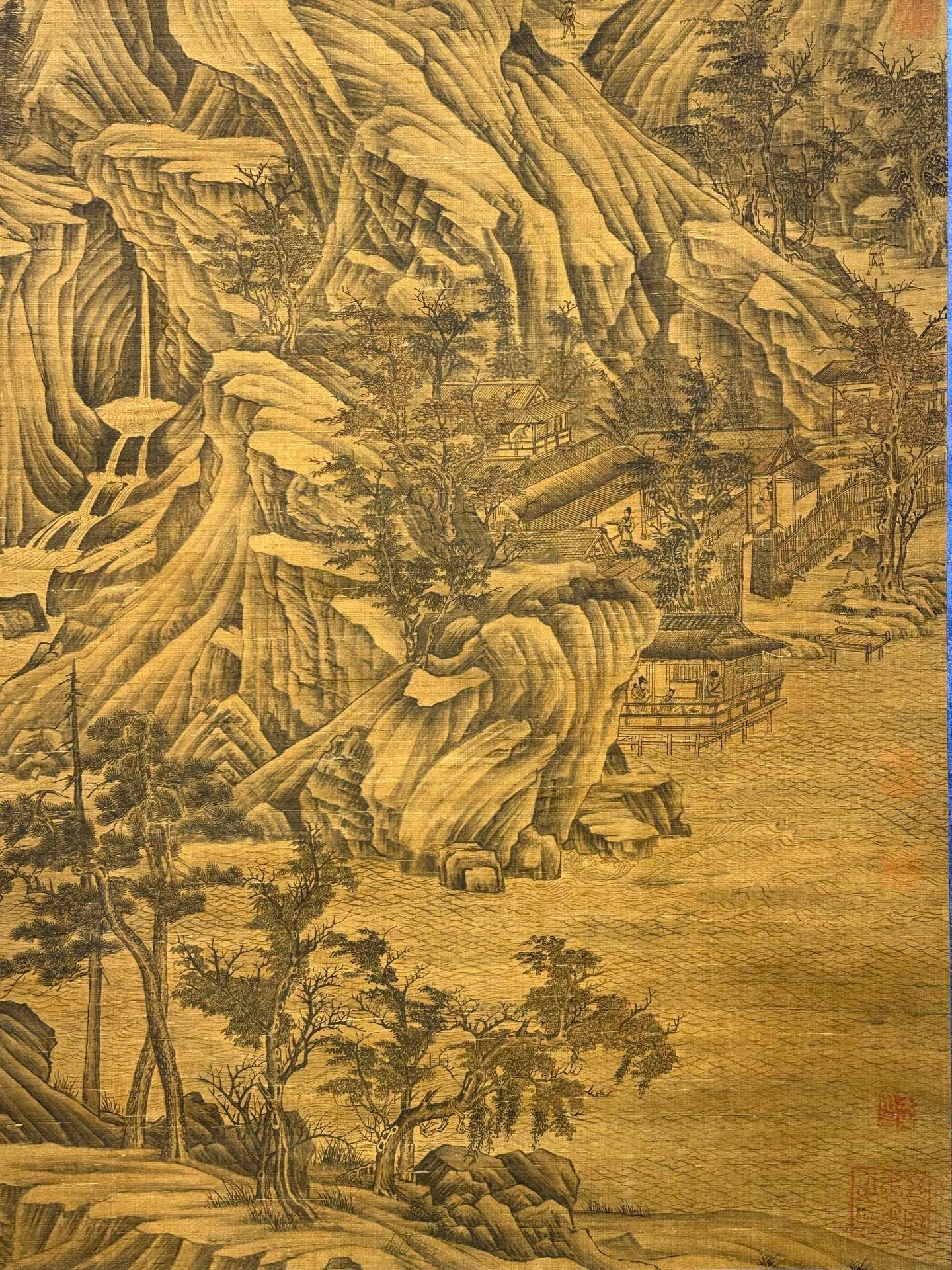 Chinese scroll painting Mi Fu