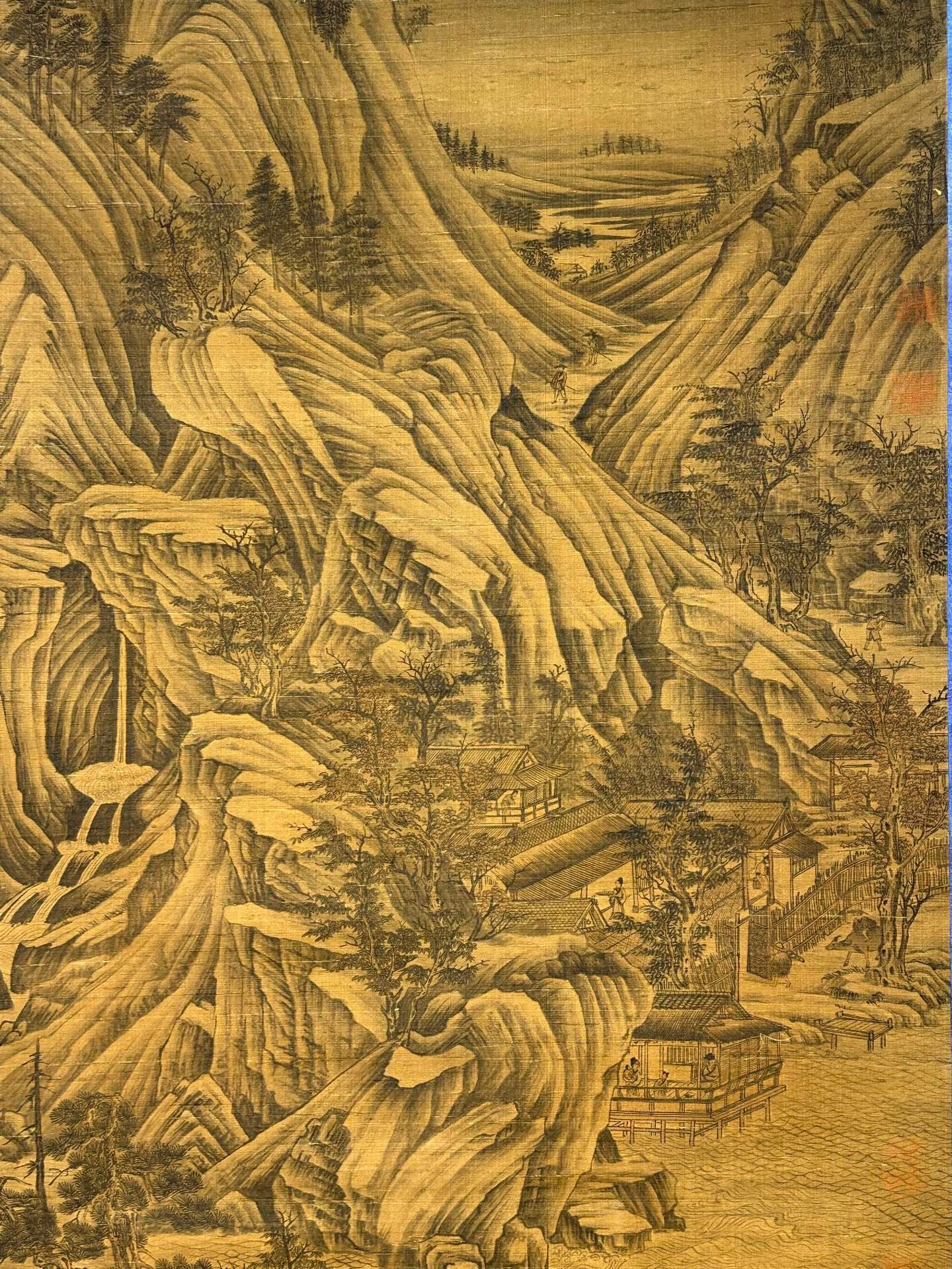 Chinese scroll painting Mi Fu