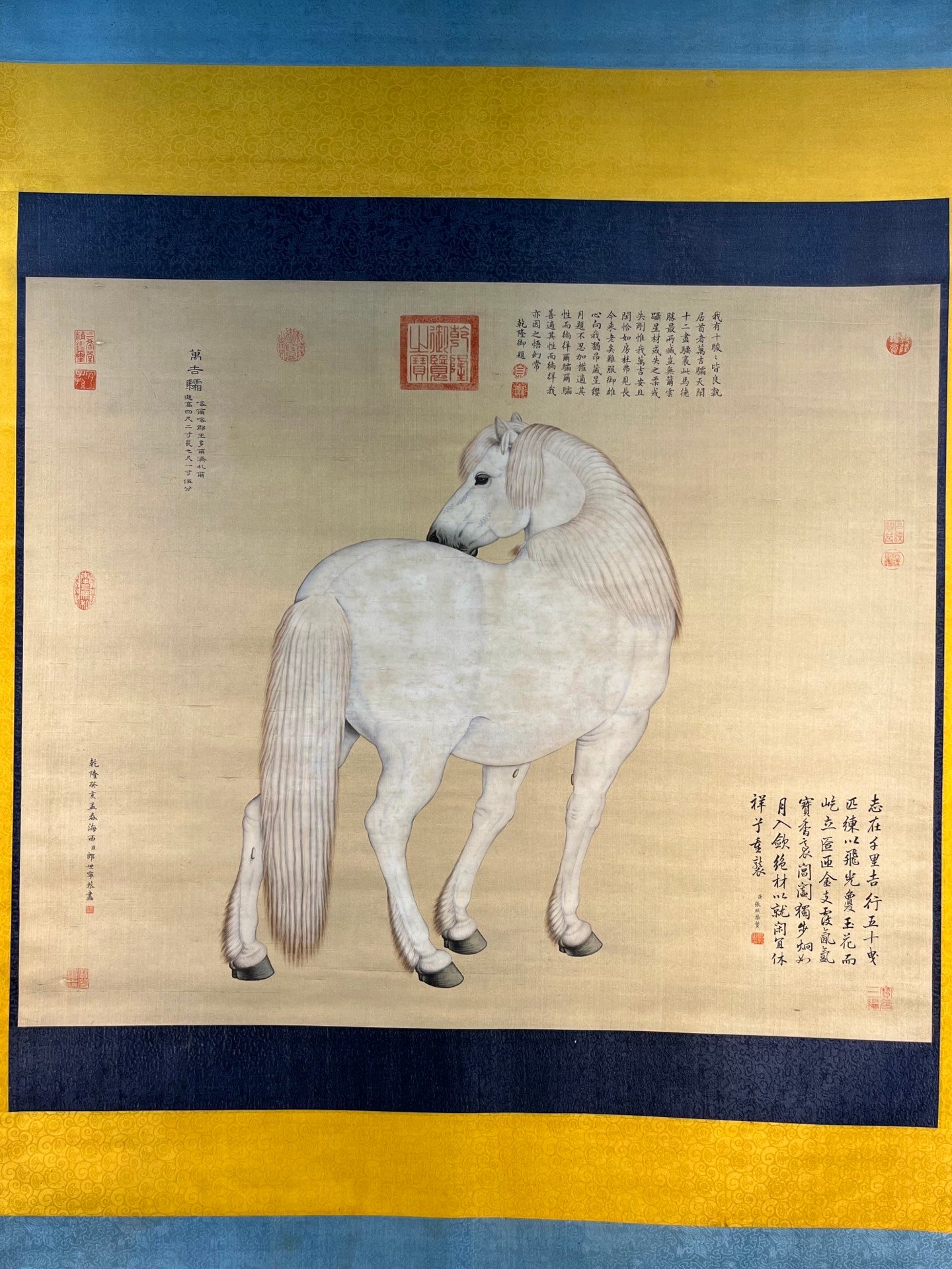 Chinese scroll painting Giuseppe