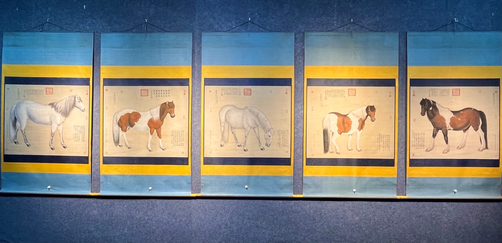 Chinese scroll painting Giuseppe