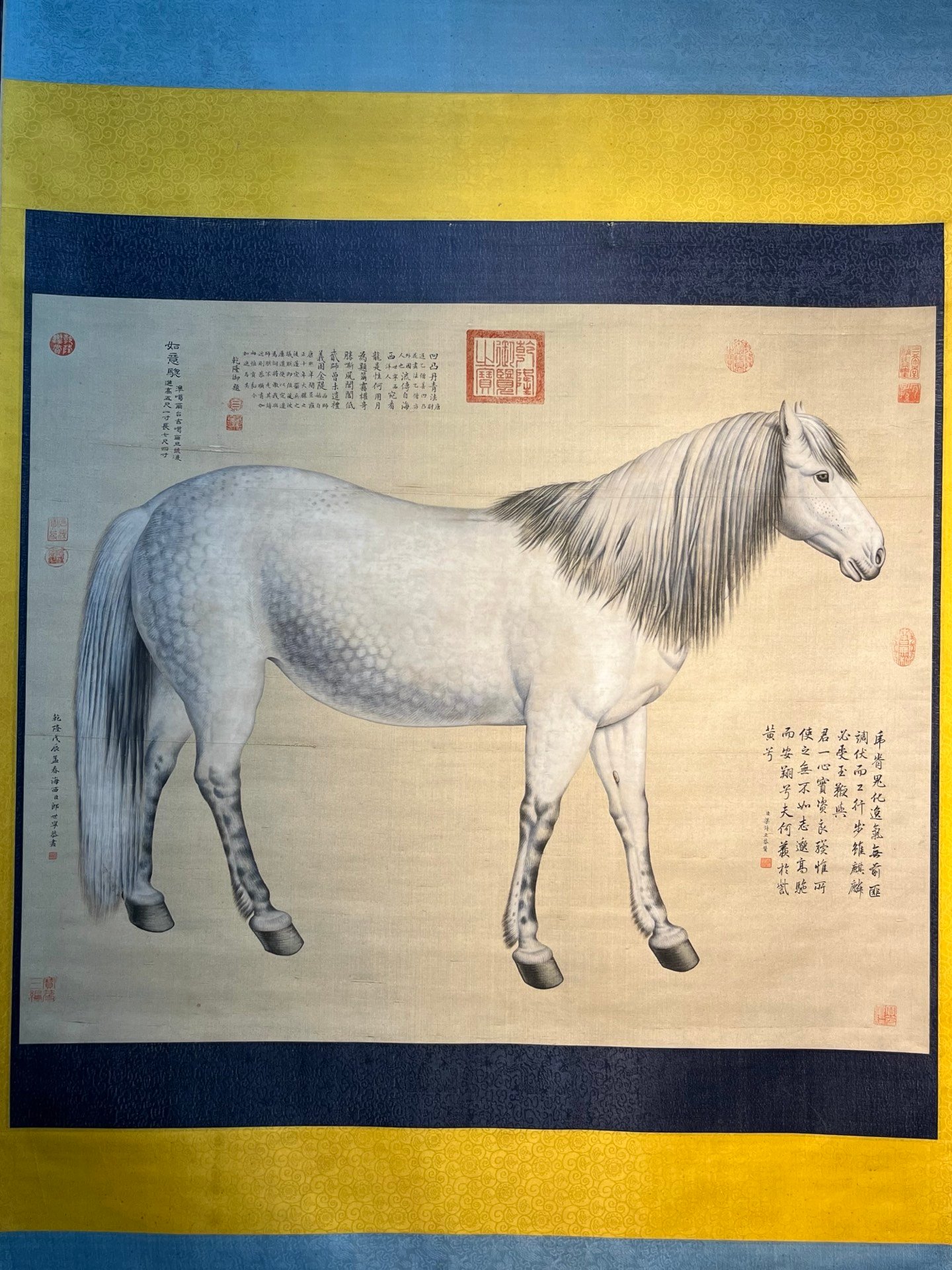 Chinese scroll painting Giuseppe