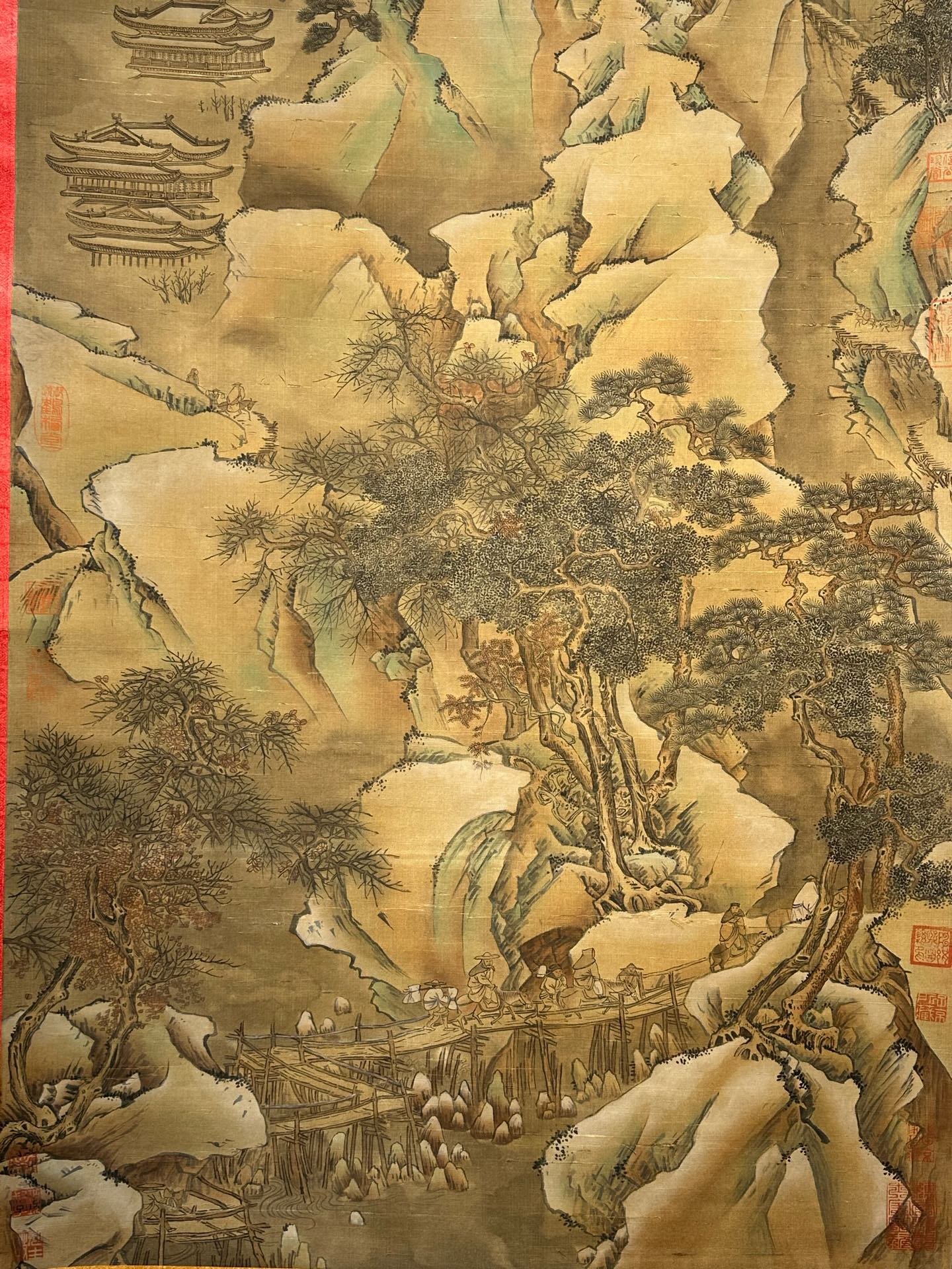 Chinese scroll painting Jing Hao