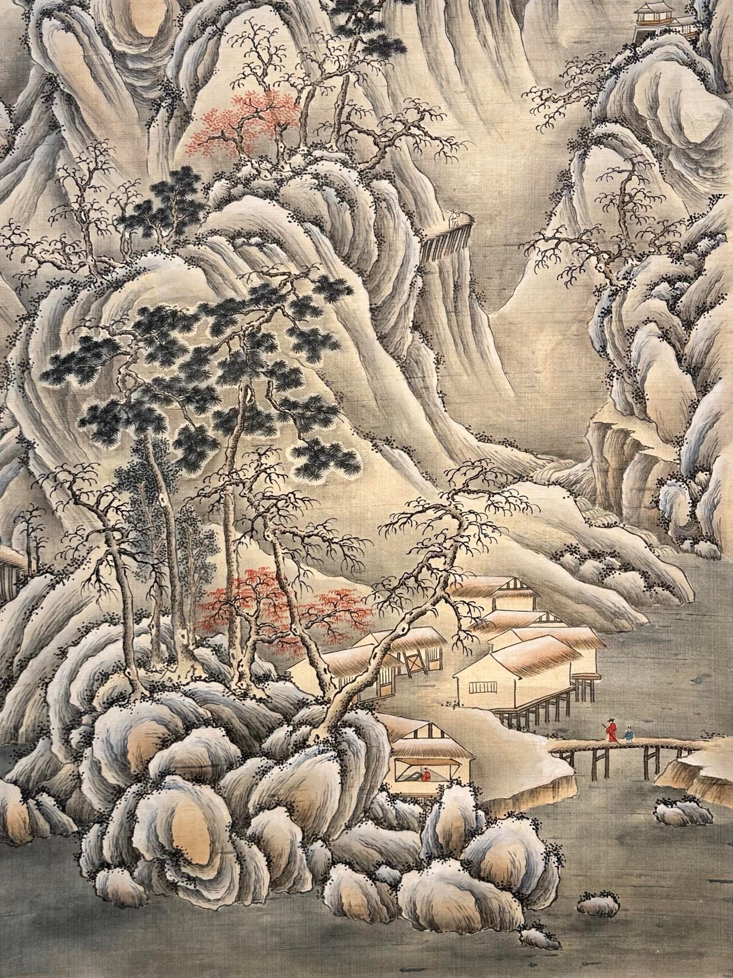 Chinese scroll painting Zhang Daqian