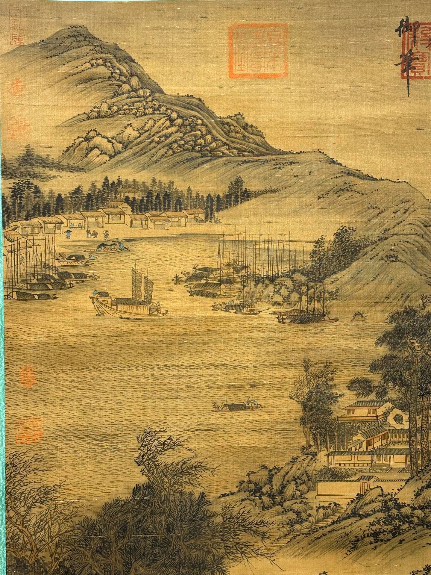 Chinese scroll painting Zhu Zhanji