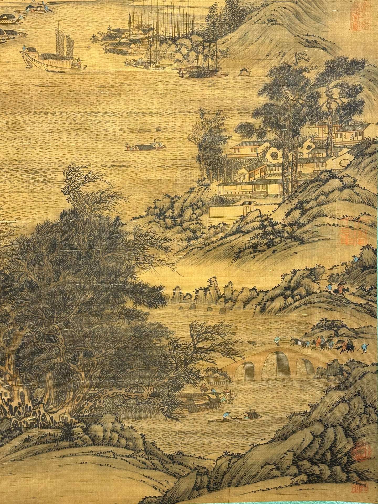 Chinese scroll painting Zhu Zhanji