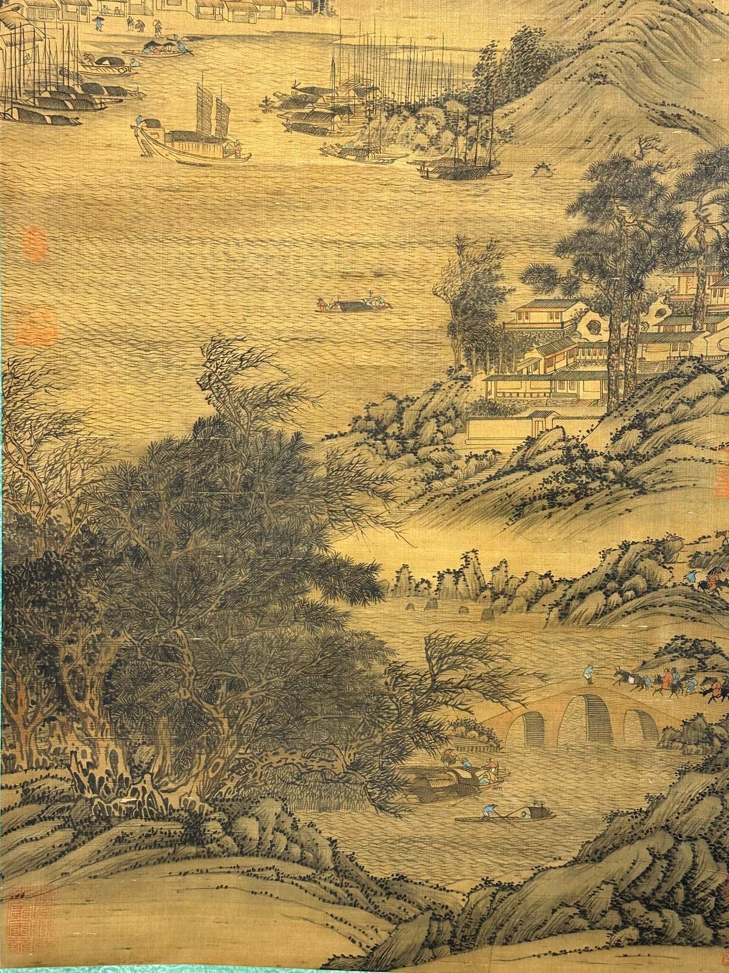 Chinese scroll painting Zhu Zhanji