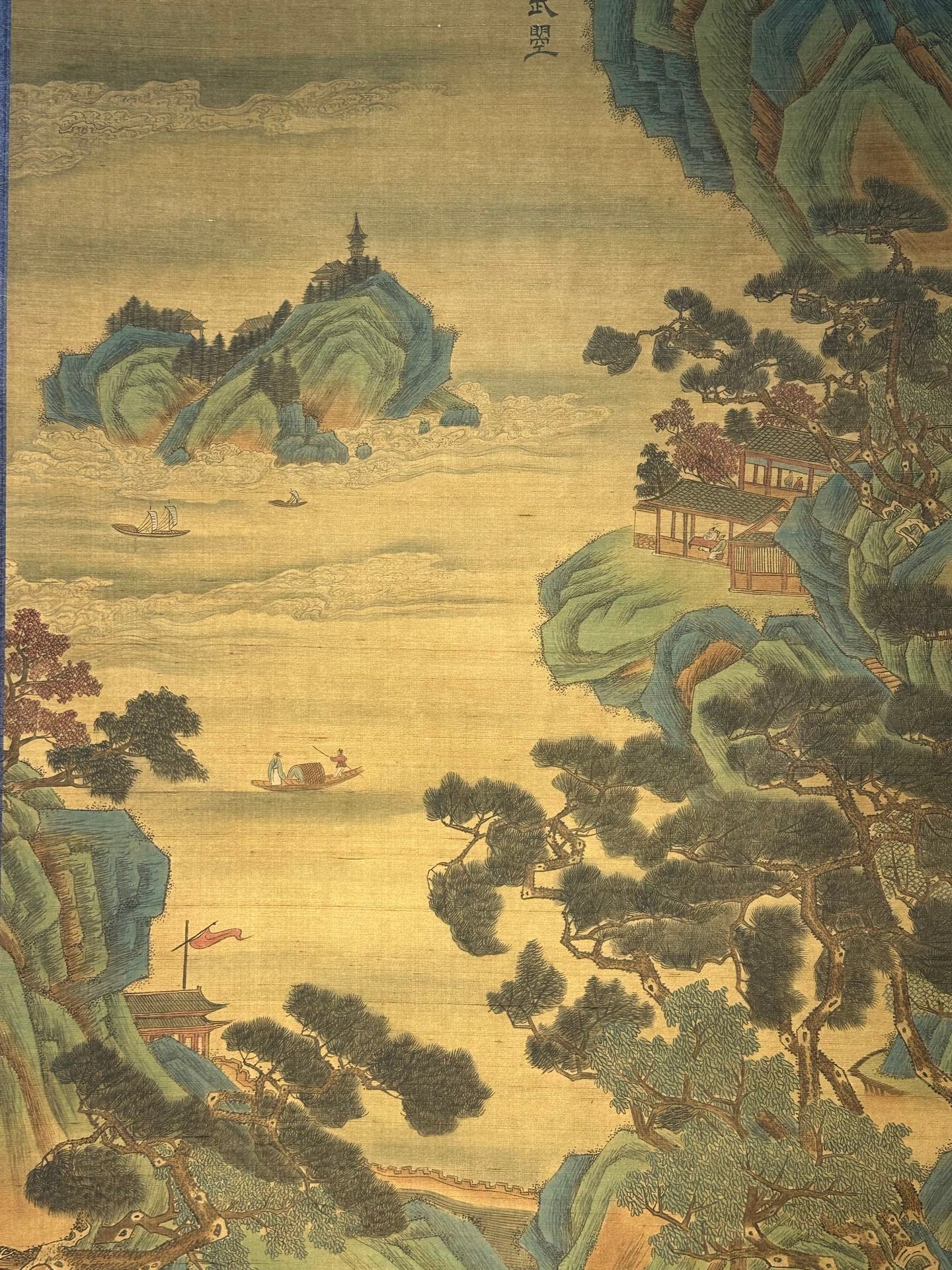 Chinese scroll painting Wu Zetian