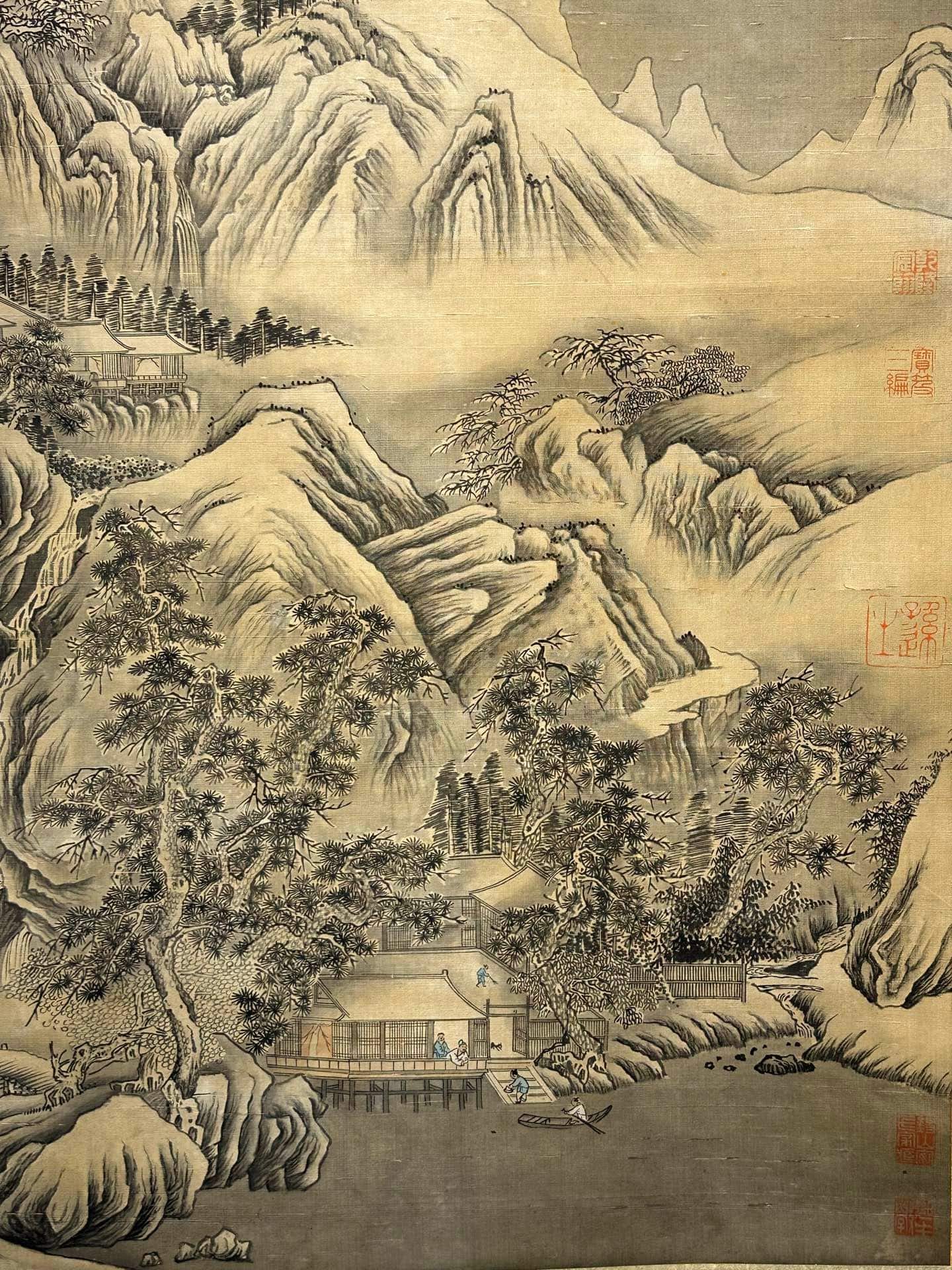 Chinese scroll painting Yan Liben