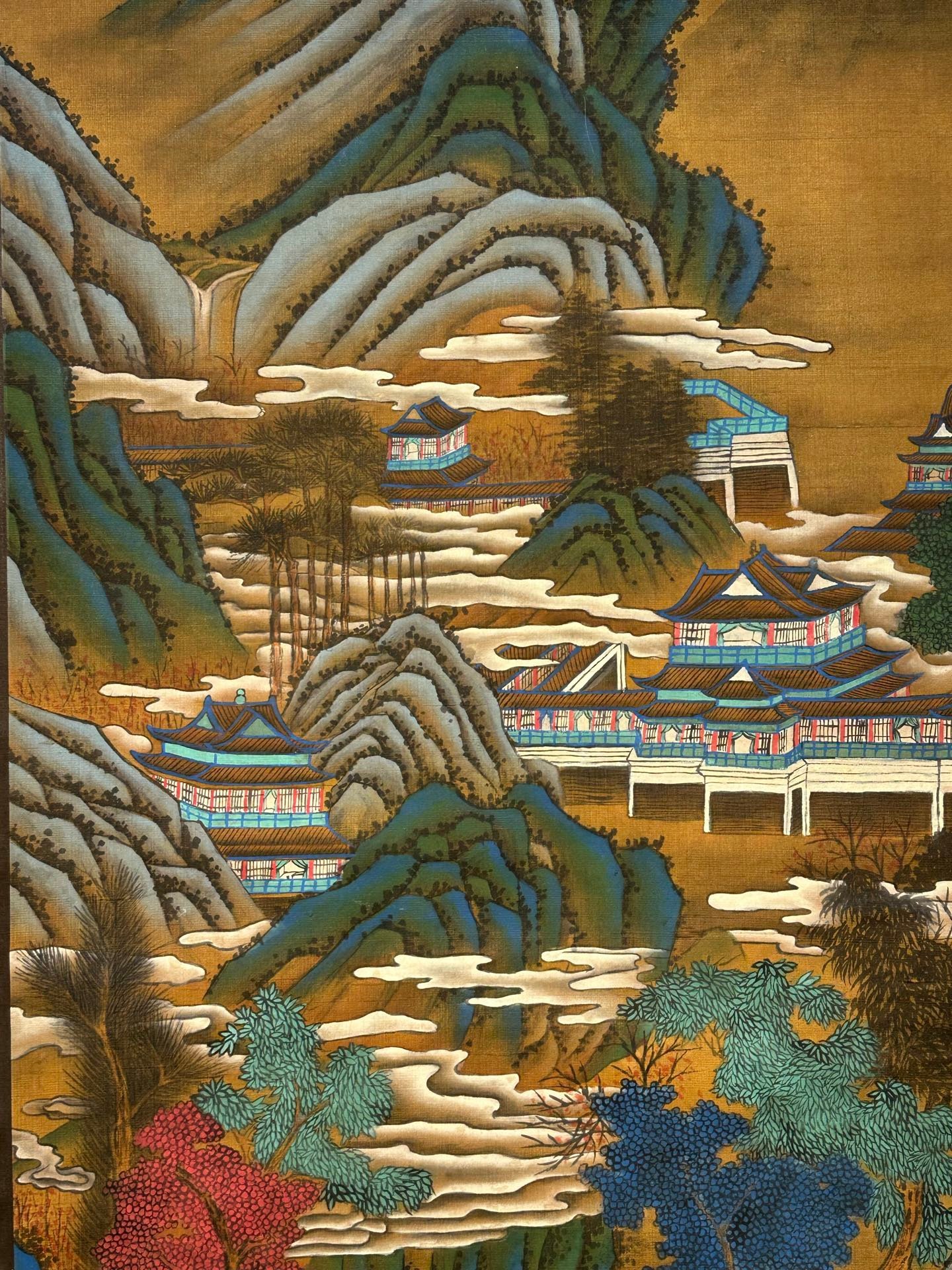 Chinese scroll painting Wu Zetian