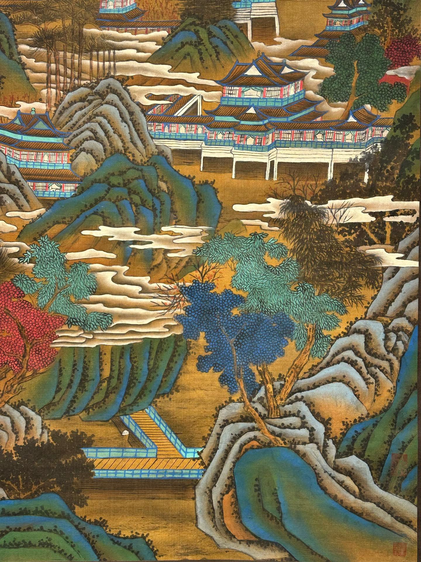 Chinese scroll painting Wu Zetian