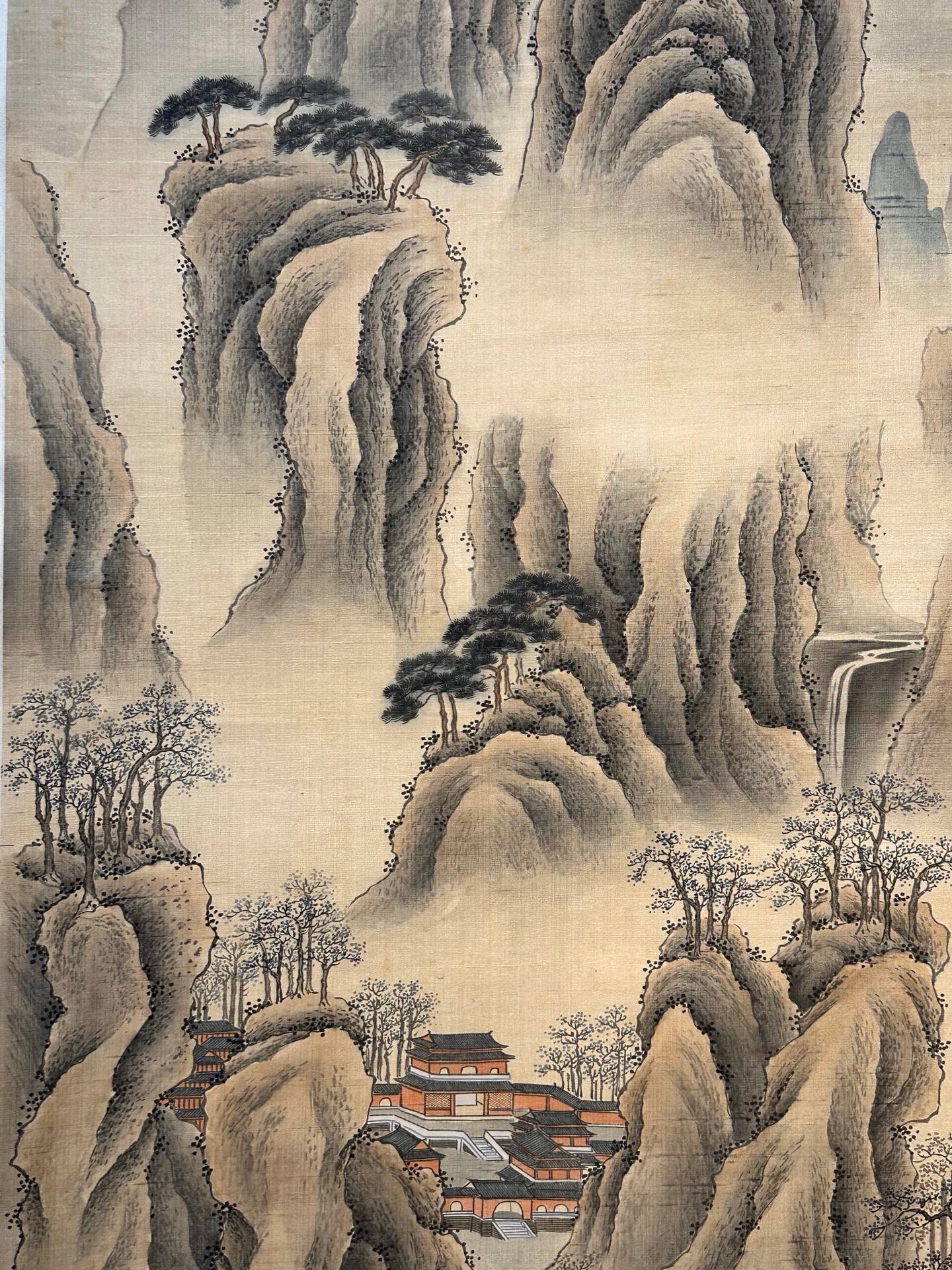 Chinese scroll painting Zhang Daqian