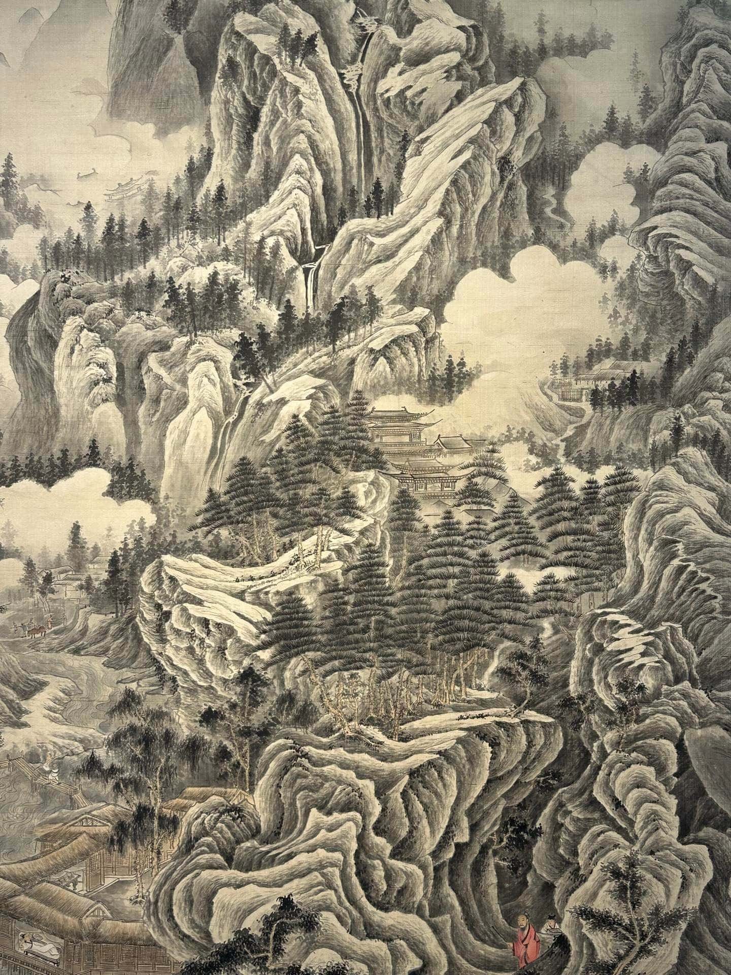 Chinese scroll painting Zhang Daqian